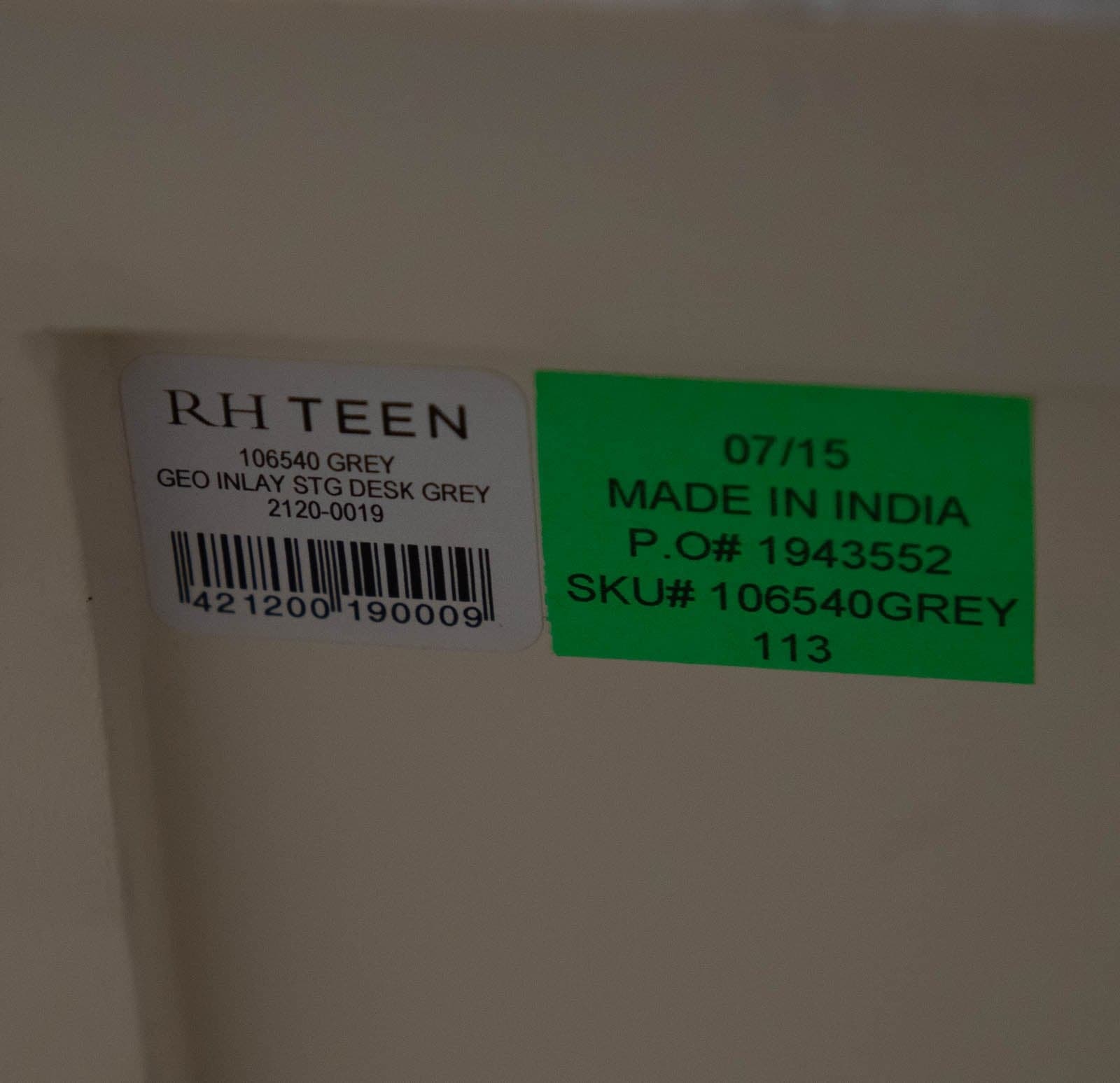 Restoration Hardware Salma Mosaic Inlay Storage Desk - Thumbnail 8