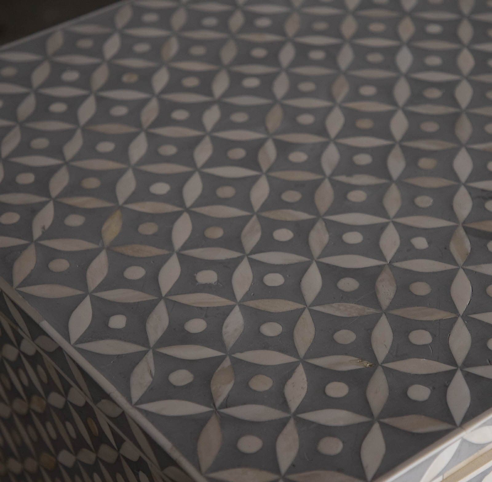 Restoration Hardware Salma Mosaic Inlay Storage Desk - Thumbnail 6