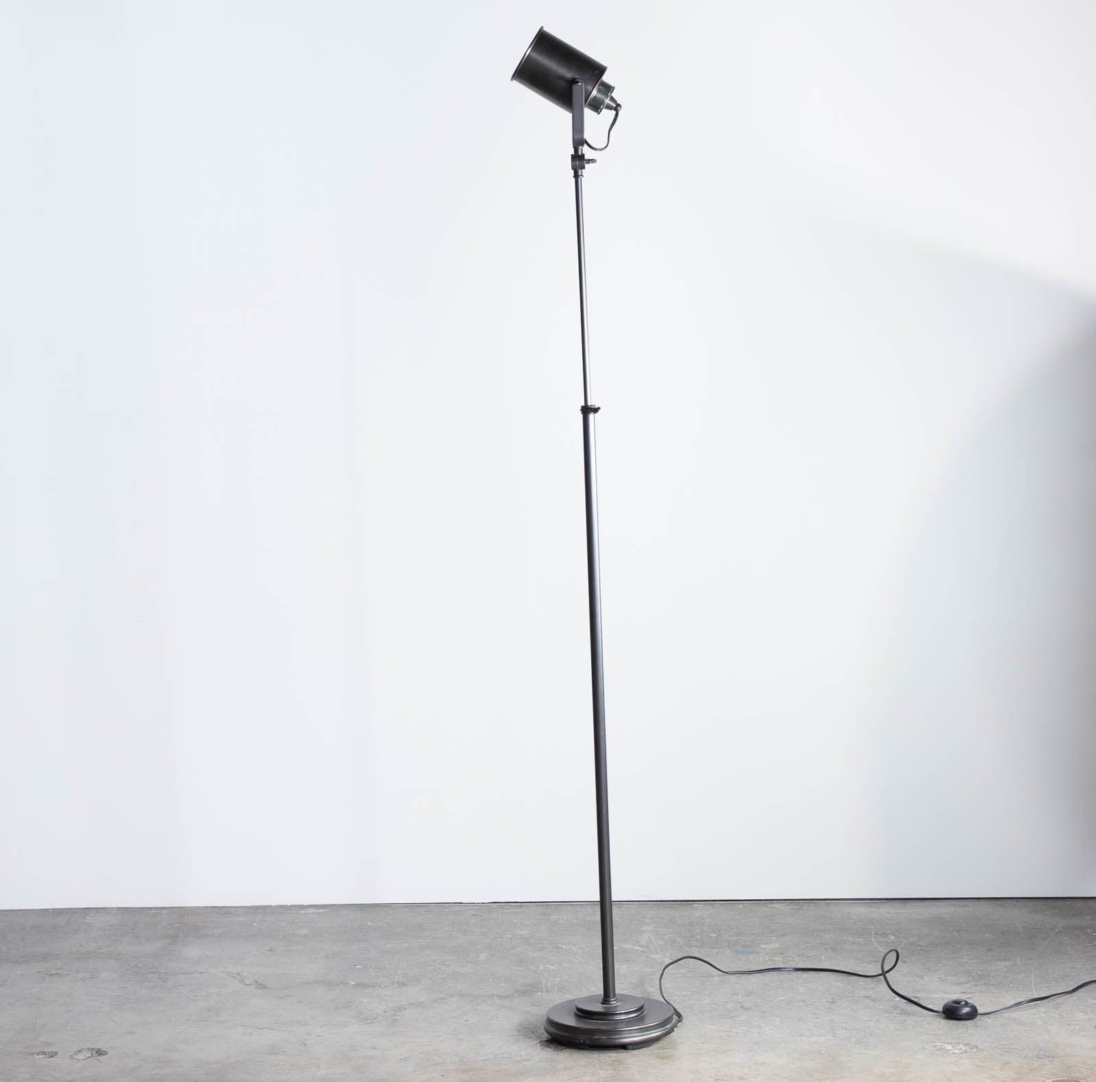 Metal Floor Lamp with Spotlight Shade - Image 1