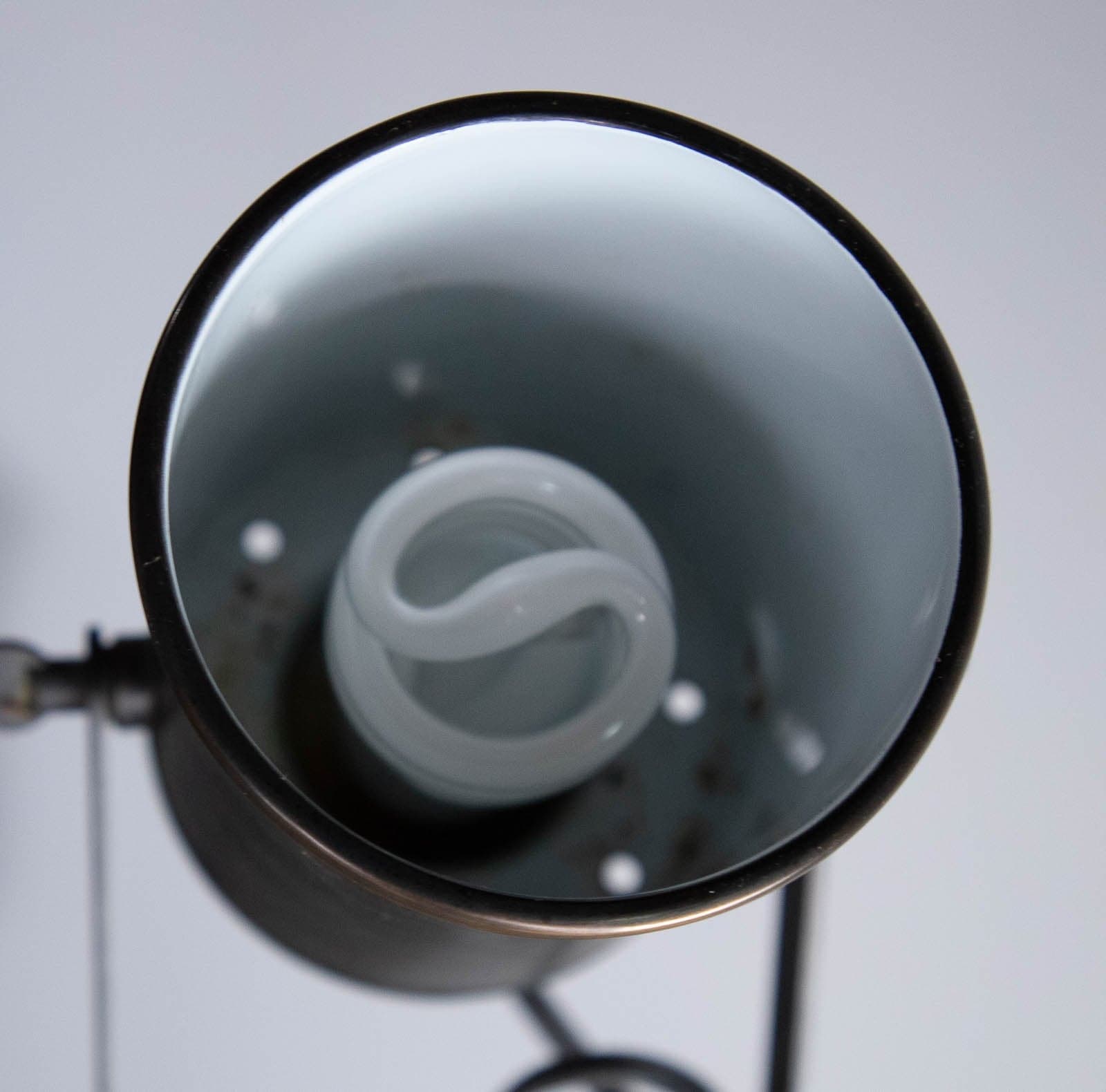 Metal Floor Lamp with Spotlight Shade - Thumbnail 5