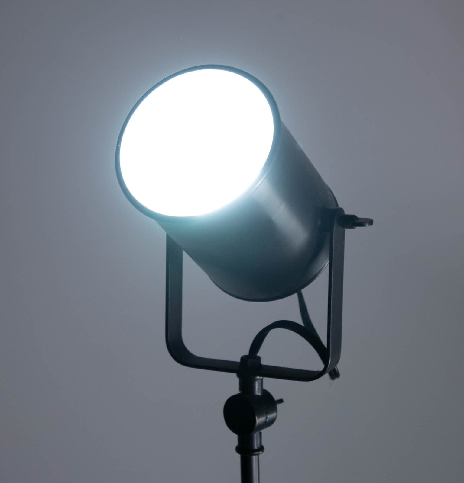 Metal Floor Lamp with Spotlight Shade - Thumbnail 4