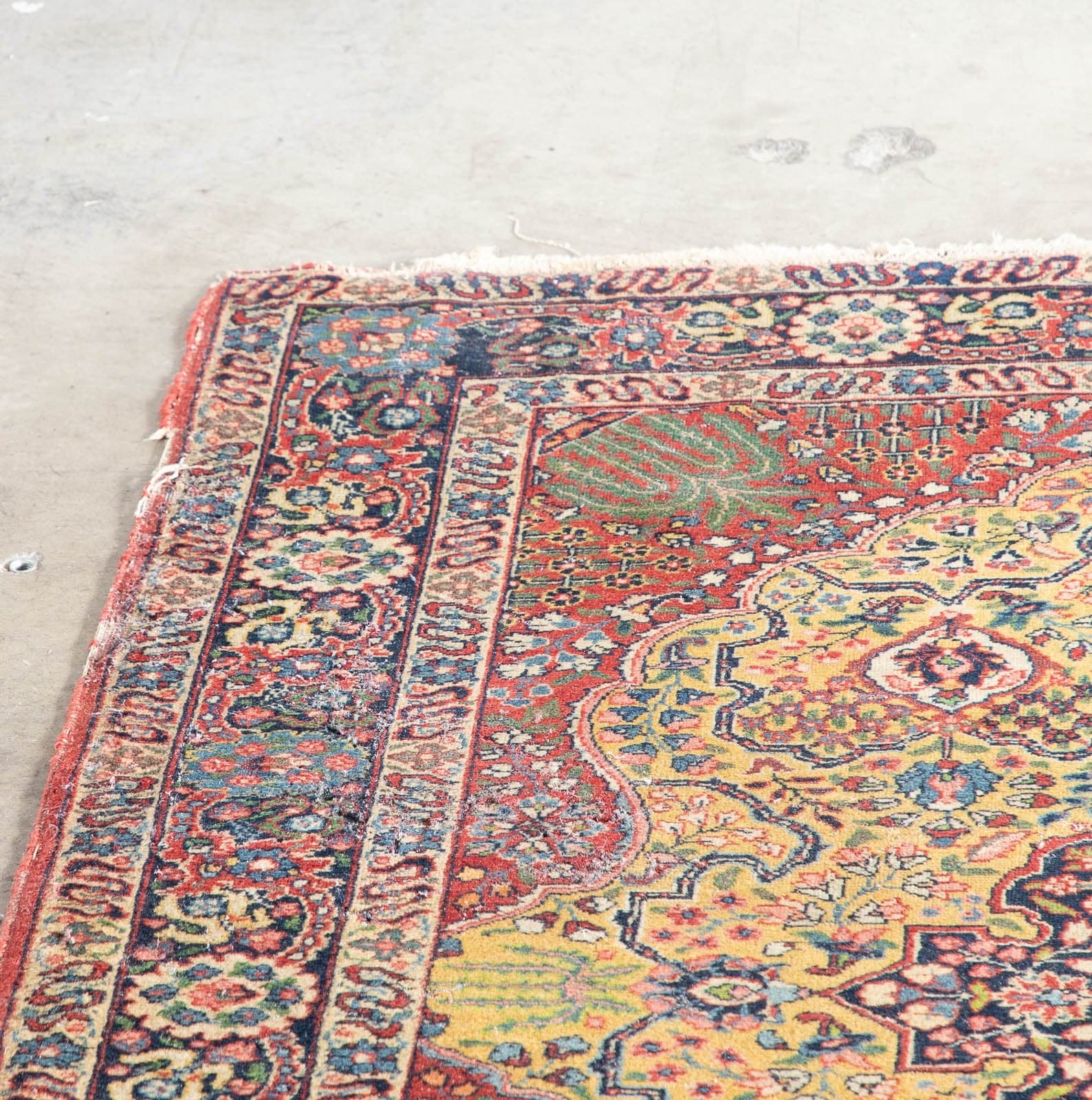 Oriental Area Rug, Naturally Distressed, 58" x 72" - Thumbnail 4