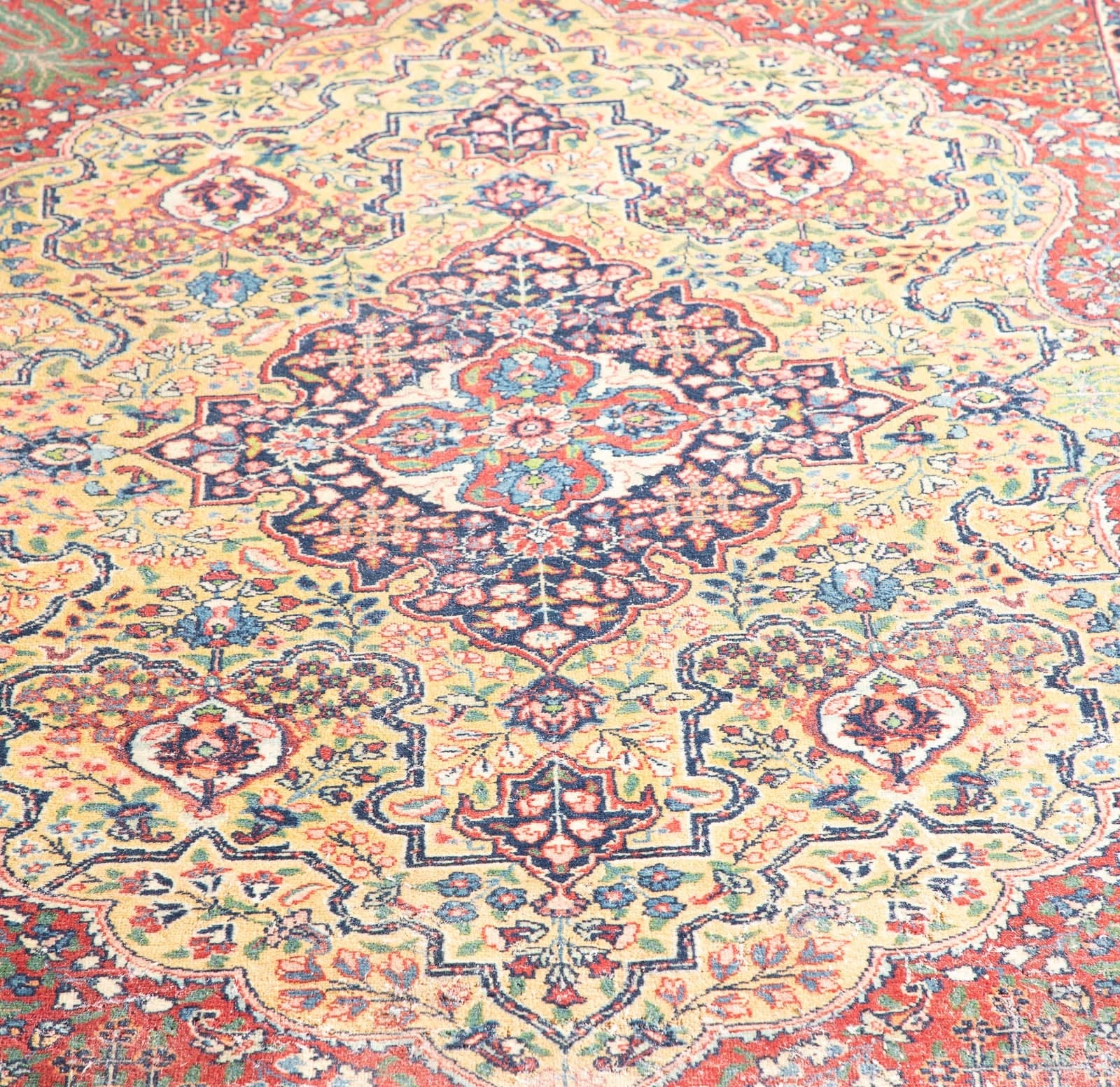 Oriental Area Rug, Naturally Distressed, 58" x 72" - Thumbnail 3