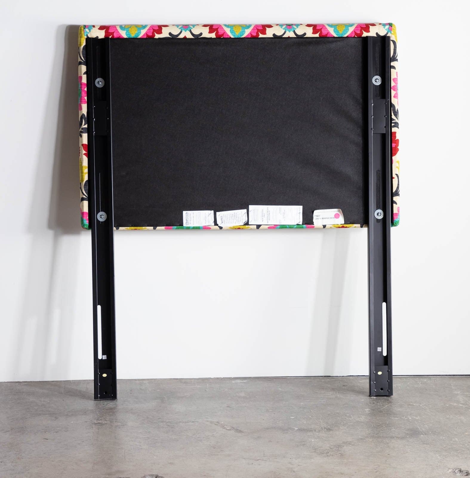 Santa Maria Desert Flower Border Upholstered Twin Headboard (Set of 2) - Thumbnail 4