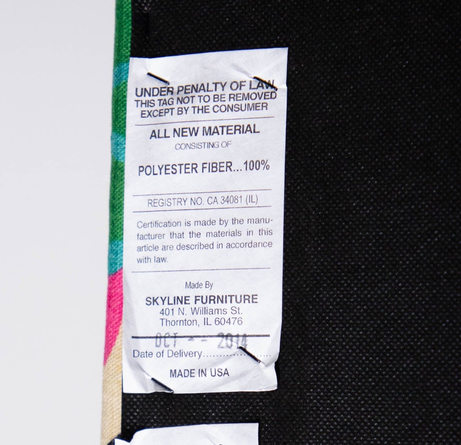 Santa Maria Desert Flower Border Upholstered Twin Headboard (Set of 2) - Thumbnail 5