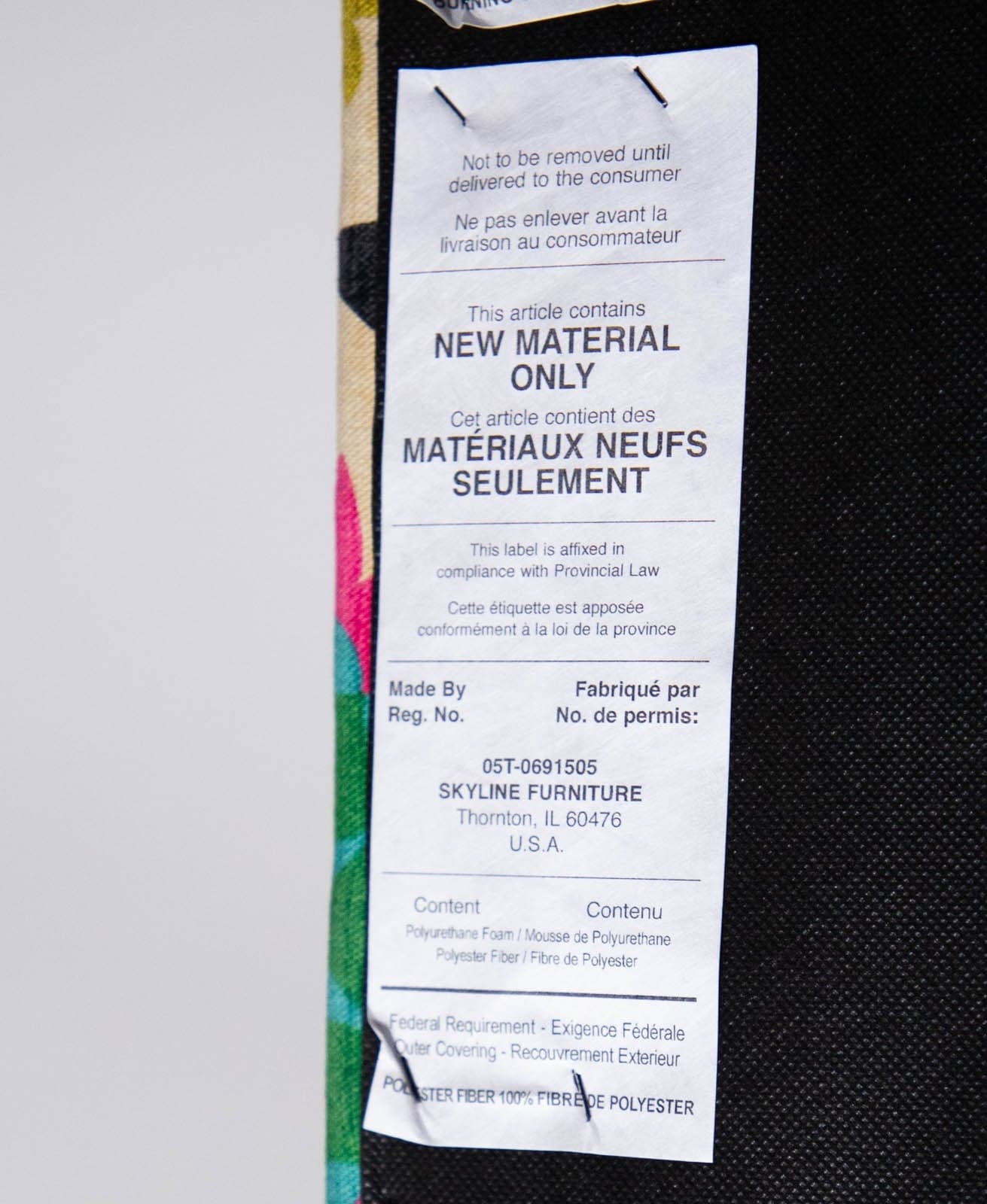 Santa Maria Desert Flower Border Upholstered Twin Headboard (Set of 2) - Thumbnail 6