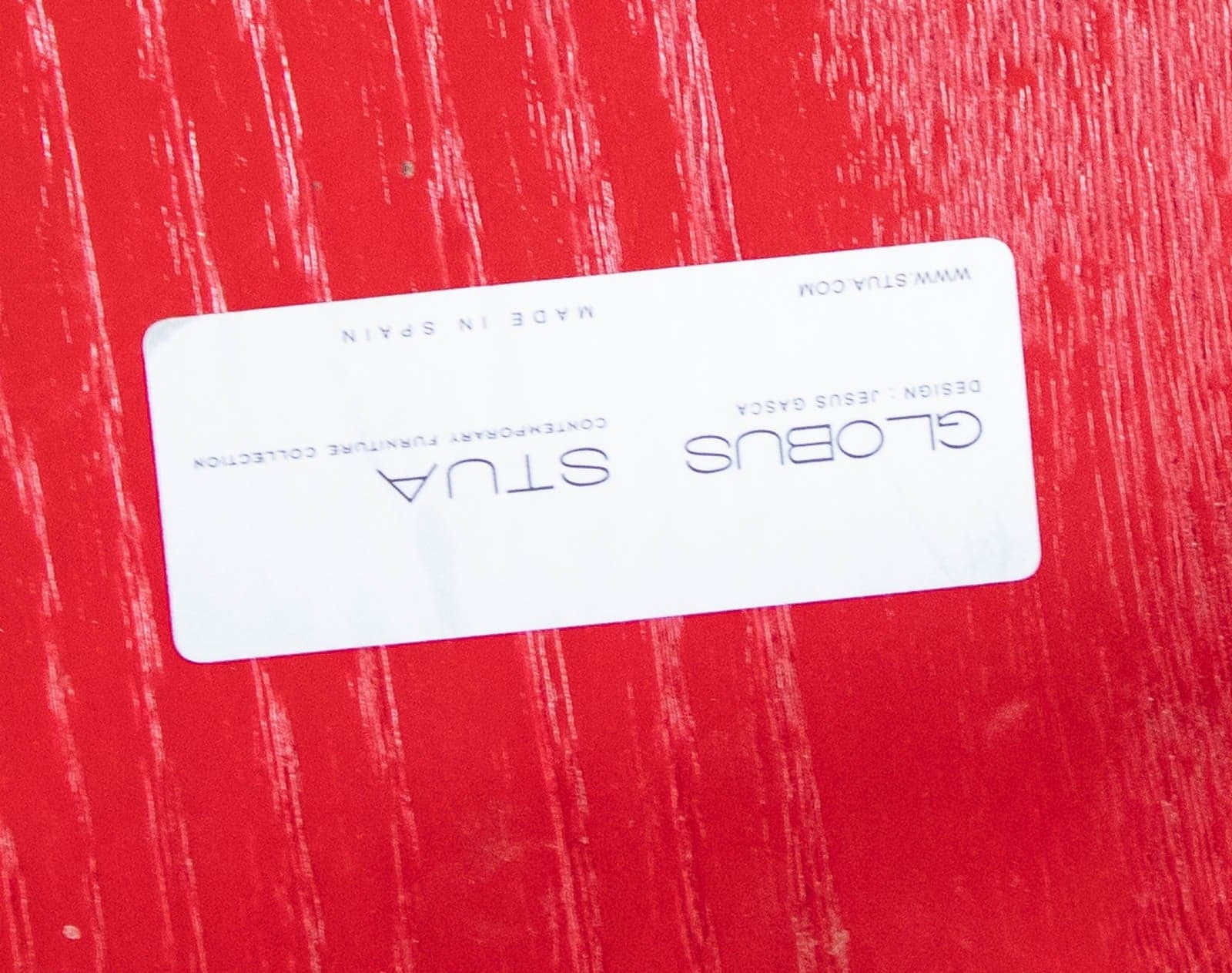 Red Design Within Reach Globus Chairs (Set of 5) - Thumbnail 5