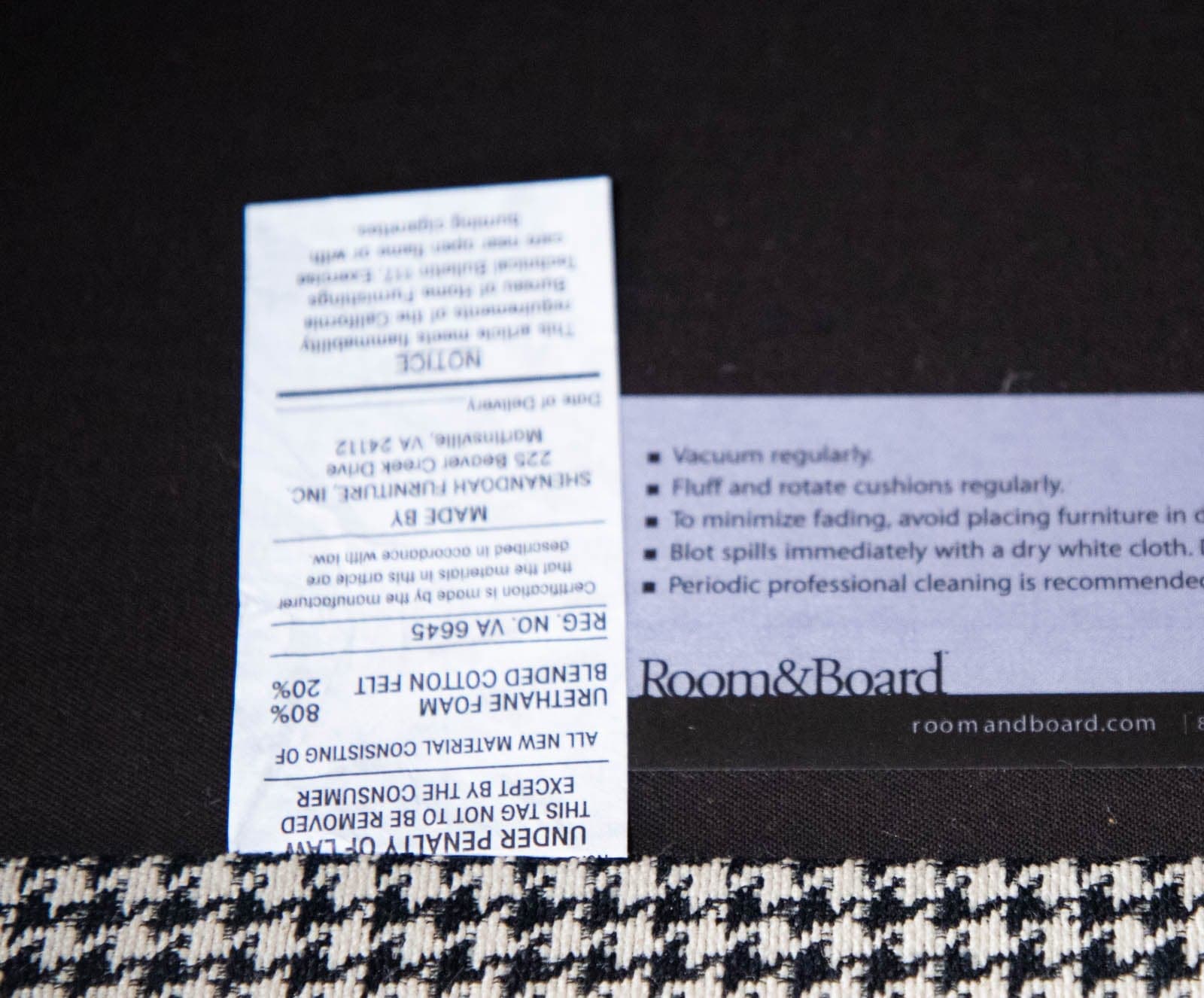 Room & Board Louis Armchair & Ottoman in Trend Salt Fabric - Thumbnail 10