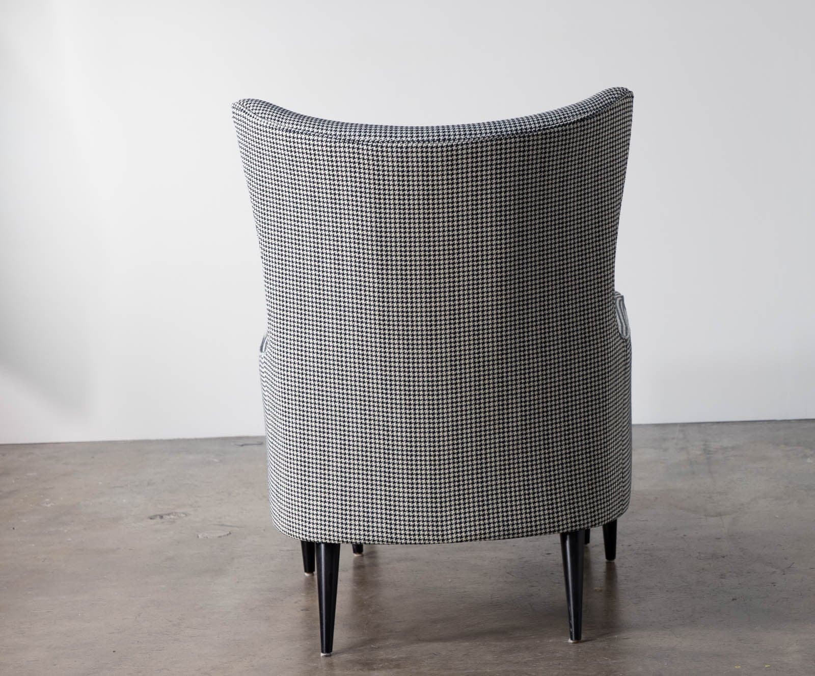 Room & Board Louis Armchair & Ottoman in Trend Salt Fabric - Thumbnail 5