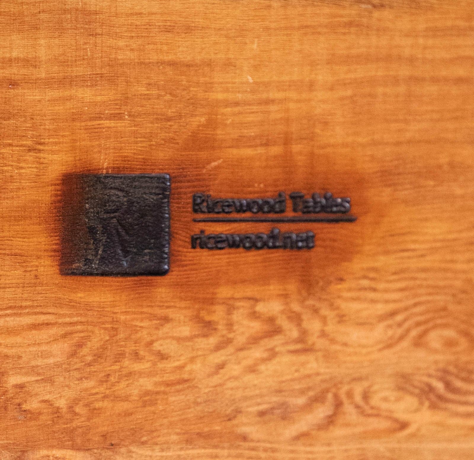 Redwood Coffee Table with Metal Hairpin Legs - Thumbnail 4