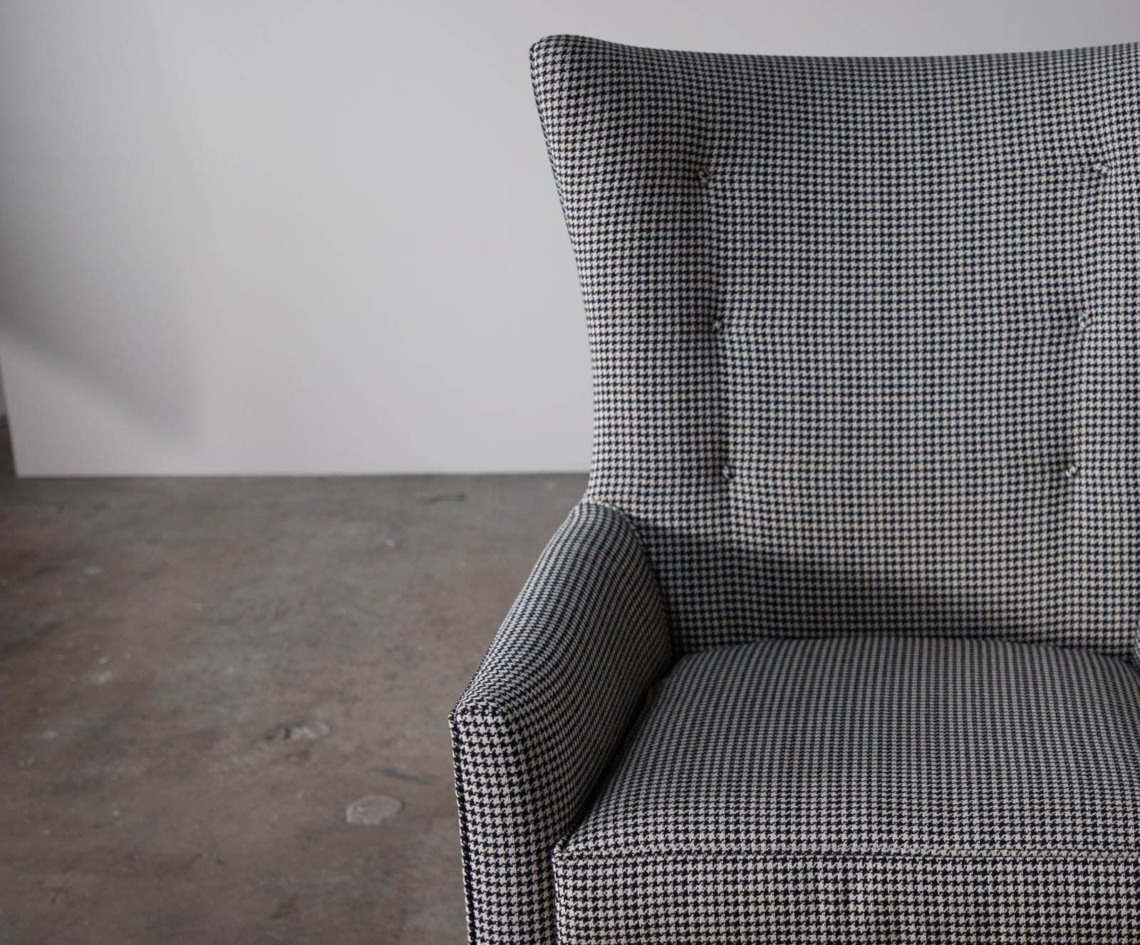 Room & Board Louis Armchair & Ottoman in Trend Salt Fabric - Thumbnail 7