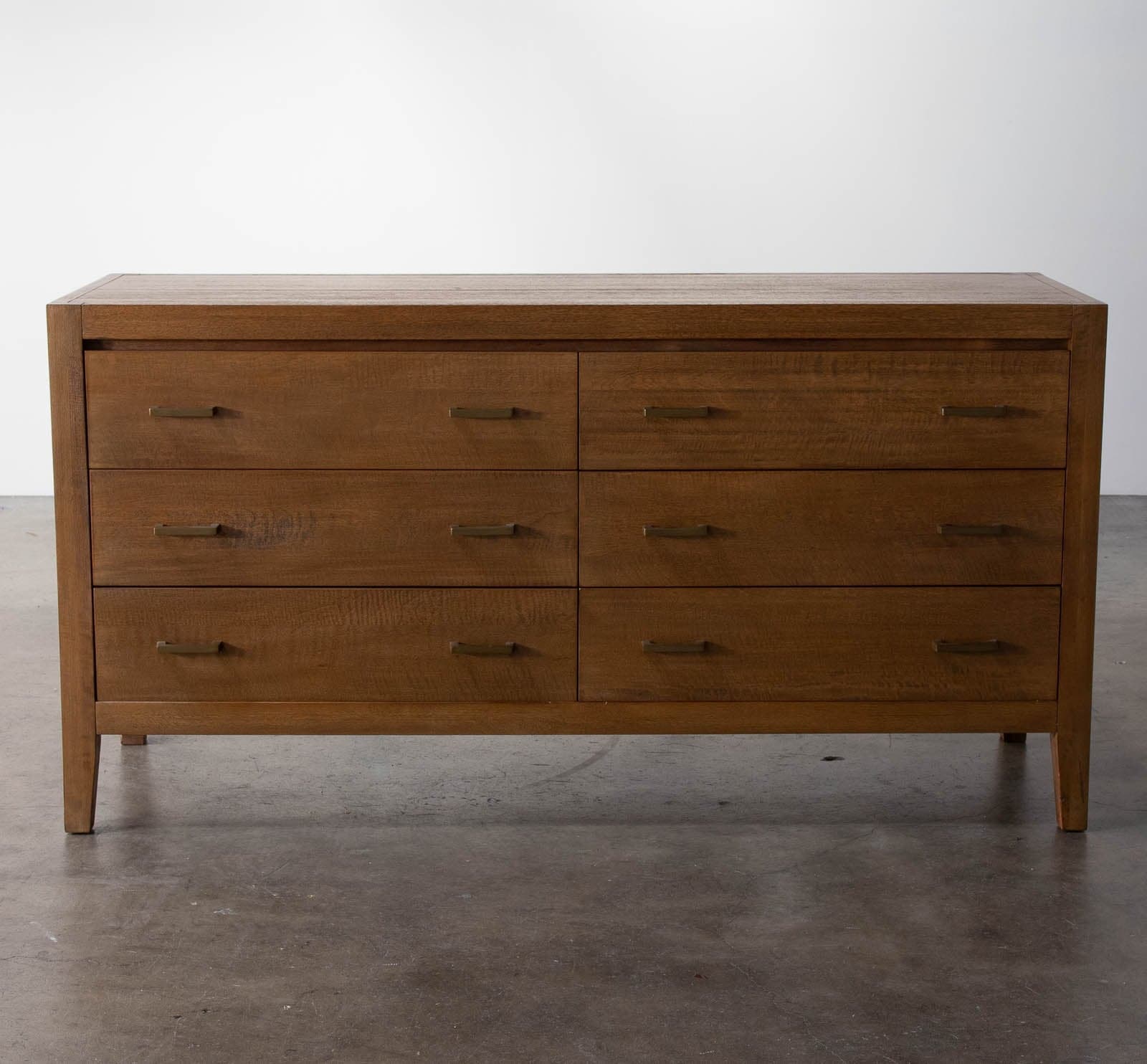 Crate & Barrel Dawson Grey Wash 6-Drawer Dresser - Thumbnail 10