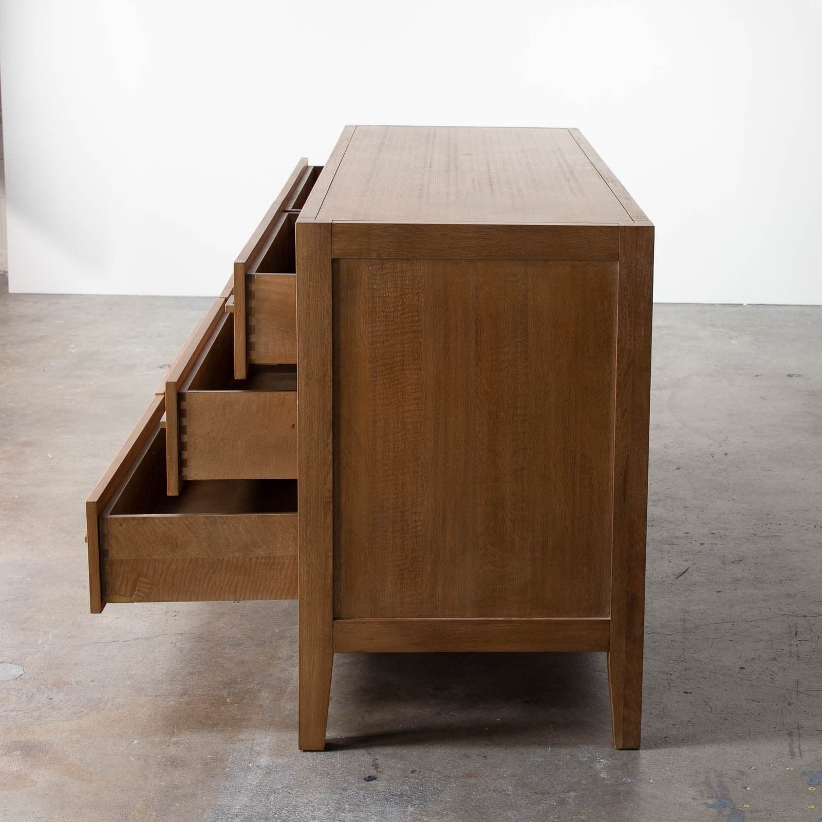 Crate & Barrel Dawson Grey Wash 6-Drawer Dresser - Thumbnail 3