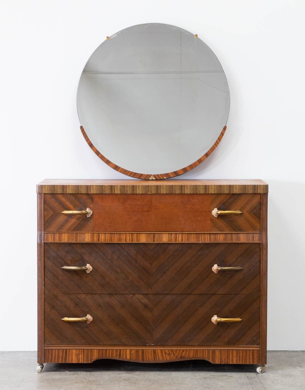 Vintage Dresser with Mirror - Image 1
