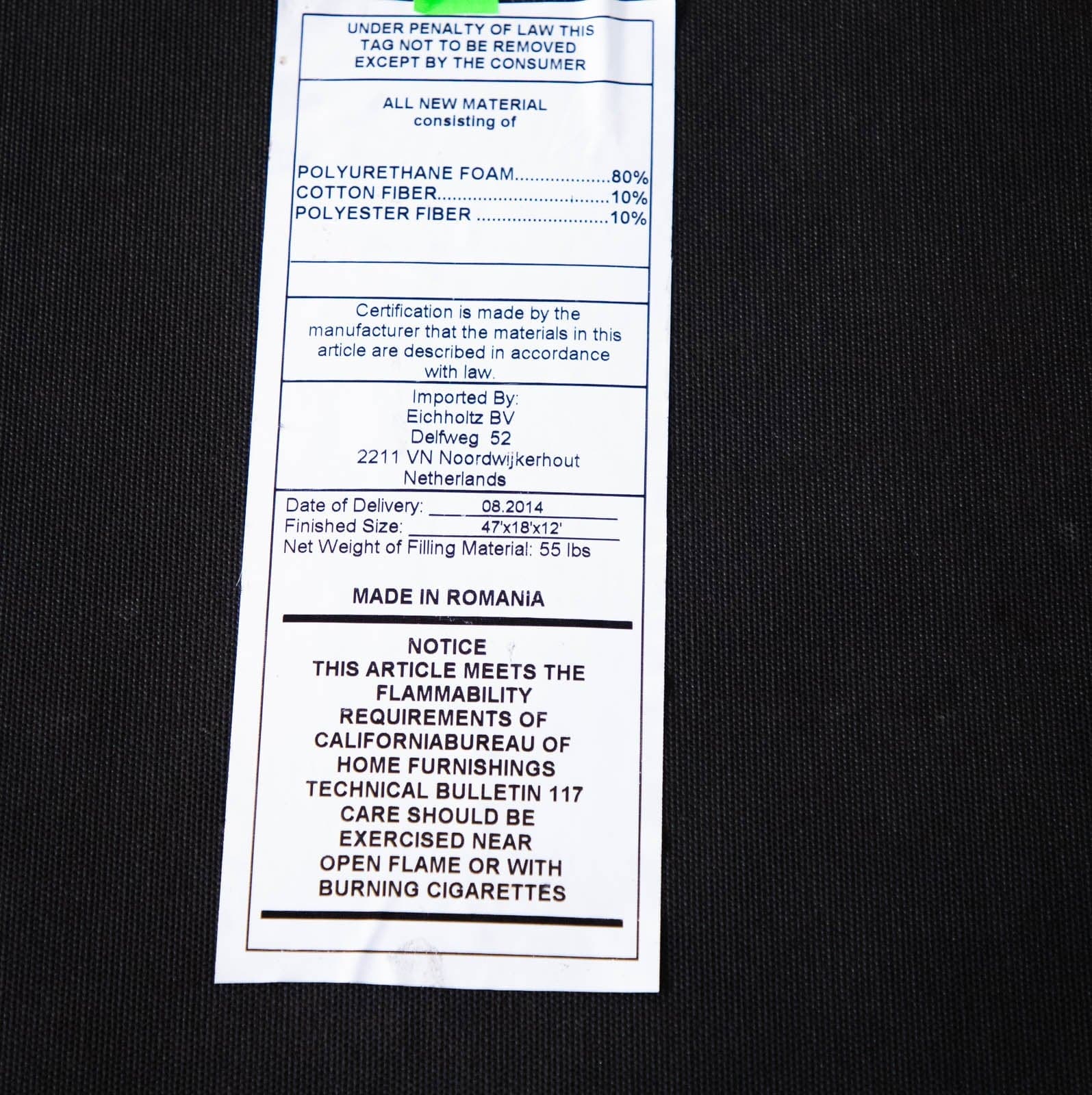 Restoration Hardware Tufted Leather Bench with Metal Base - Thumbnail 6