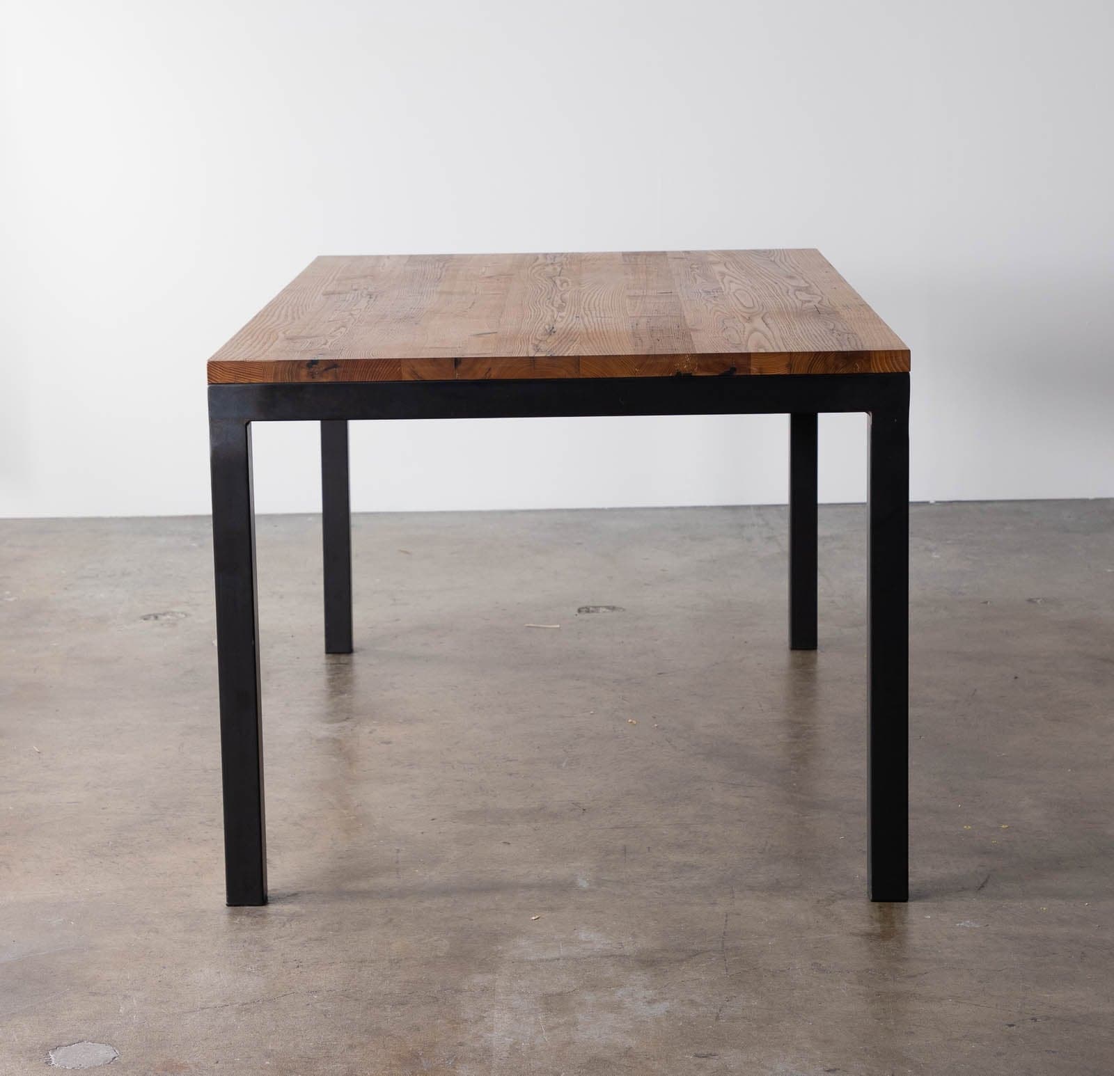 Room & Board Parsons Dining Table with Steel Legs and Reclaimed Chestnut Tabletop - Thumbnail 3
