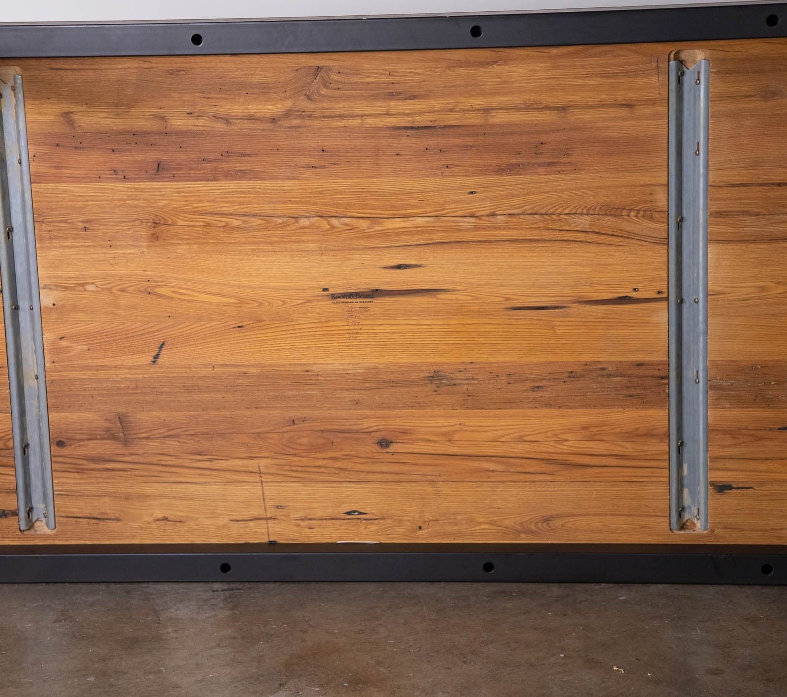 Room & Board Parsons Dining Table with Steel Legs and Reclaimed Chestnut Tabletop - Thumbnail 6