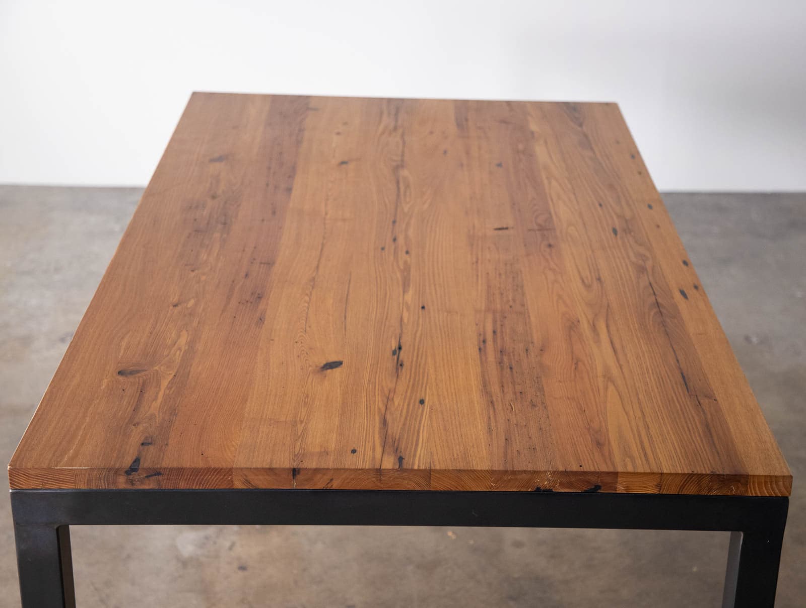 Room & Board Parsons Dining Table with Steel Legs and Reclaimed Chestnut Tabletop - Thumbnail 5