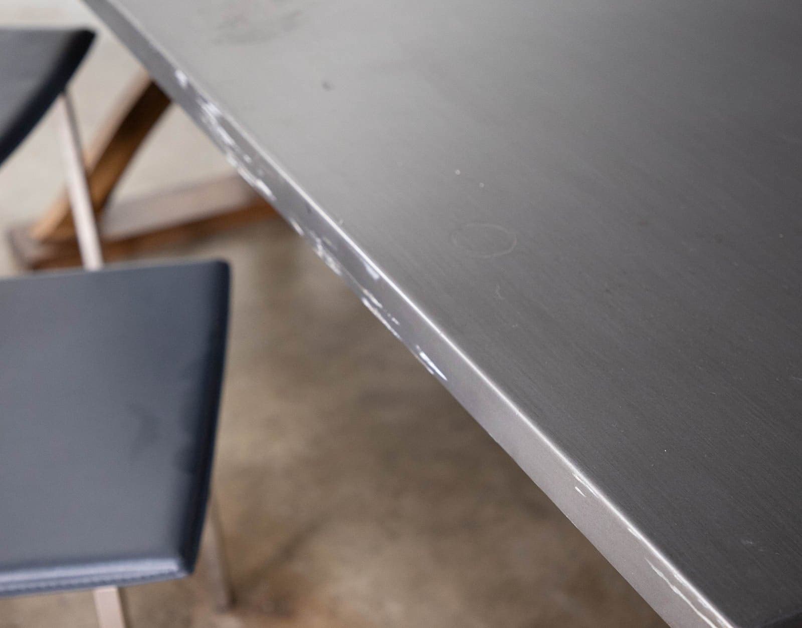 Cost Plus World Market Dining Table with Wood Base and Metal Top - Thumbnail 8