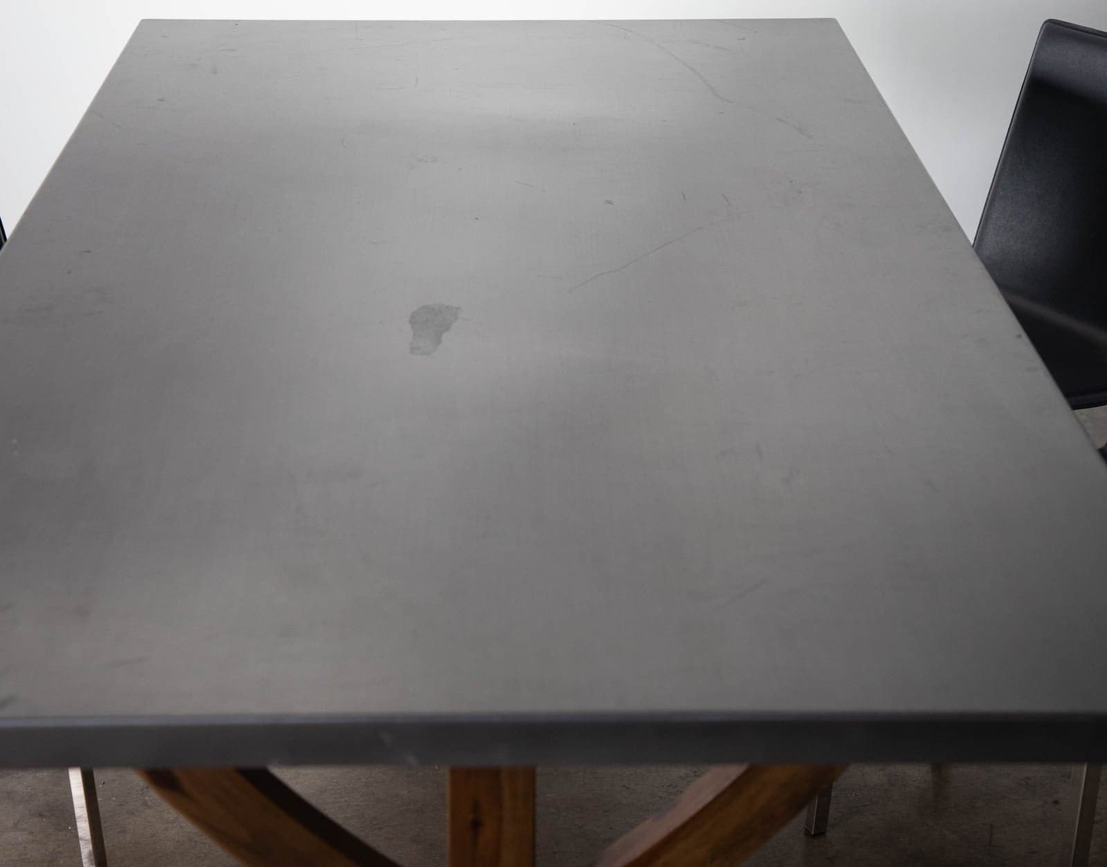 Cost Plus World Market Dining Table with Wood Base and Metal Top - Thumbnail 6