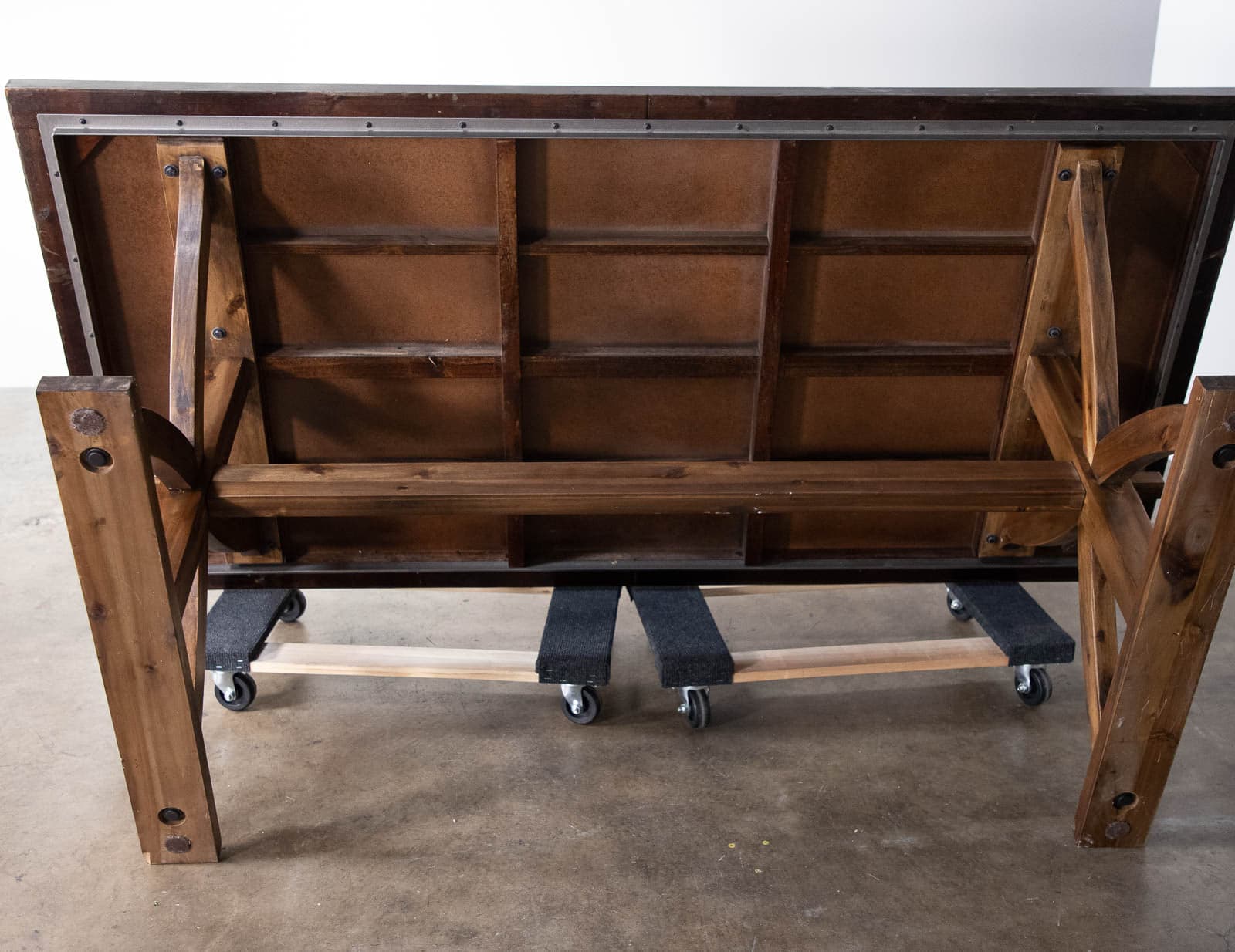 Cost Plus World Market Dining Table with Wood Base and Metal Top - Thumbnail 11