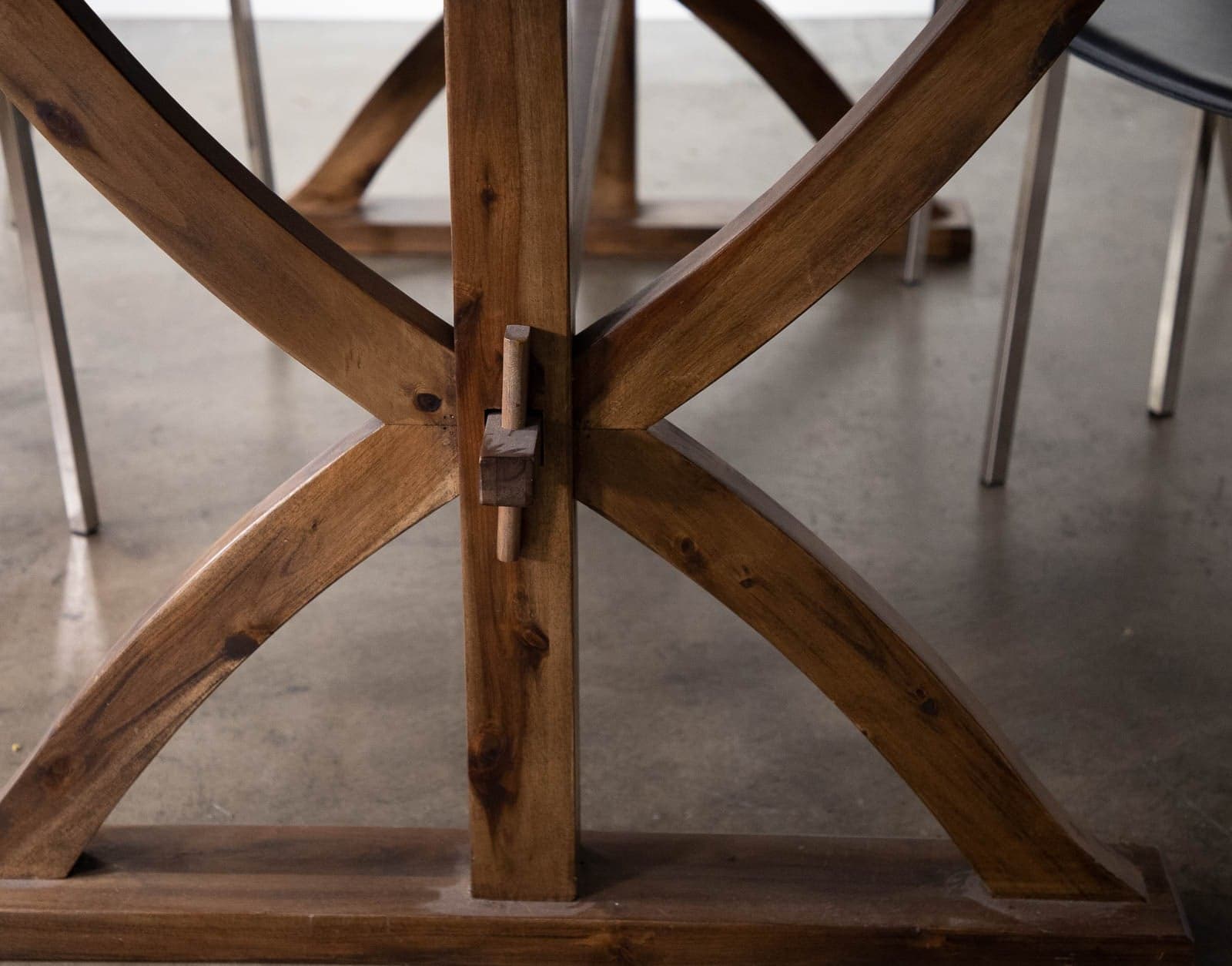 Cost Plus World Market Dining Table with Wood Base and Metal Top - Thumbnail 10