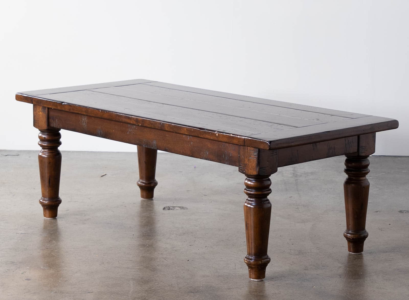 Pottery Barn Wood Coffee Table - Image 1