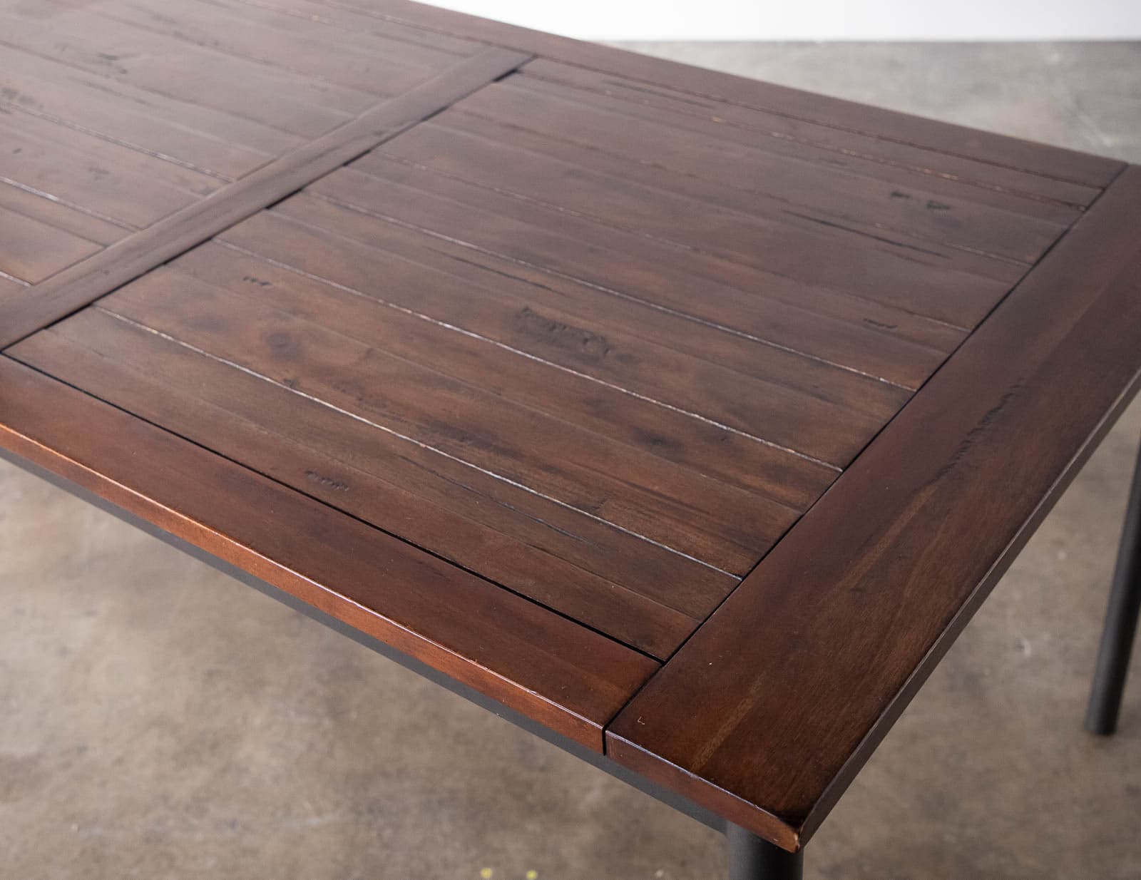 West Elm 6 Foot Dining Room Table with Solid Wood Tabletop - Thumbnail 6