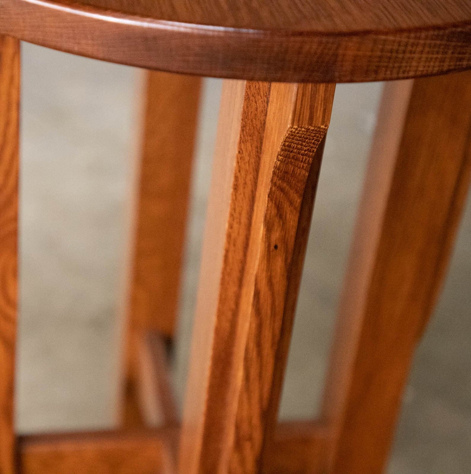 Round Wood Side Table - Thumbnail 4