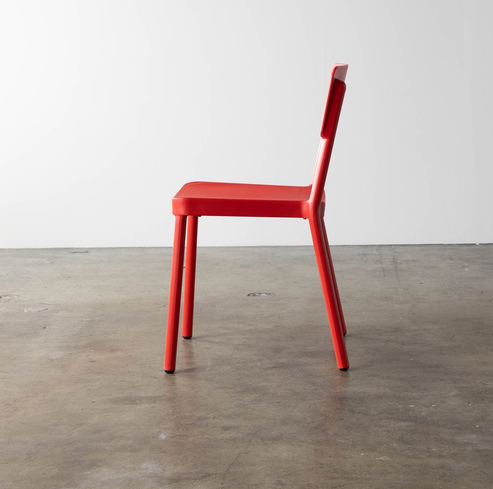 Design Within Reach Red Lisboa Side Chairs (6) - Thumbnail 4