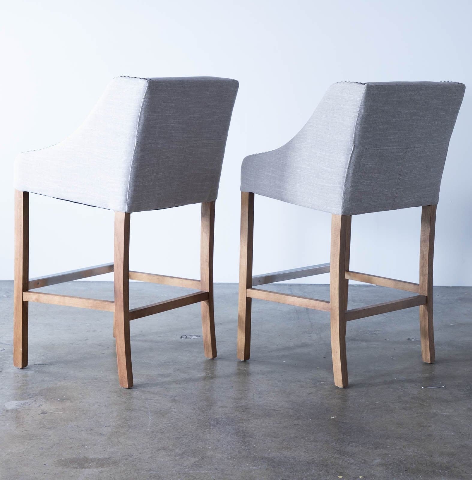 Fabric Bar Stools - Thumbnail 4