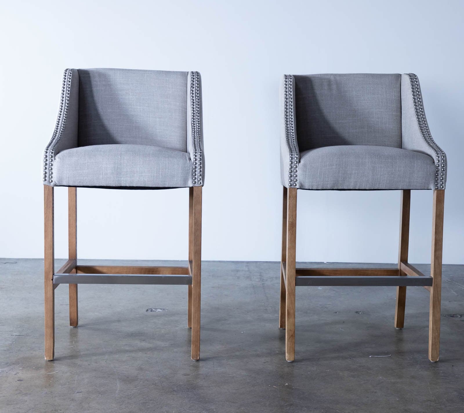 Fabric Bar Stools - Thumbnail 2