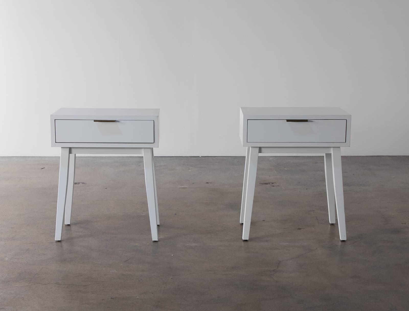 White Bedside Tables (2) - Thumbnail 2