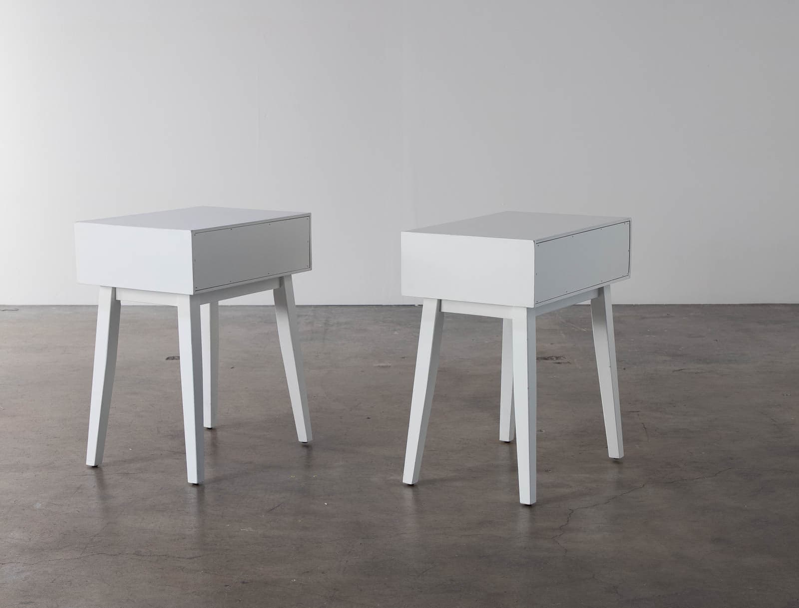 White Bedside Tables (2) - Thumbnail 4