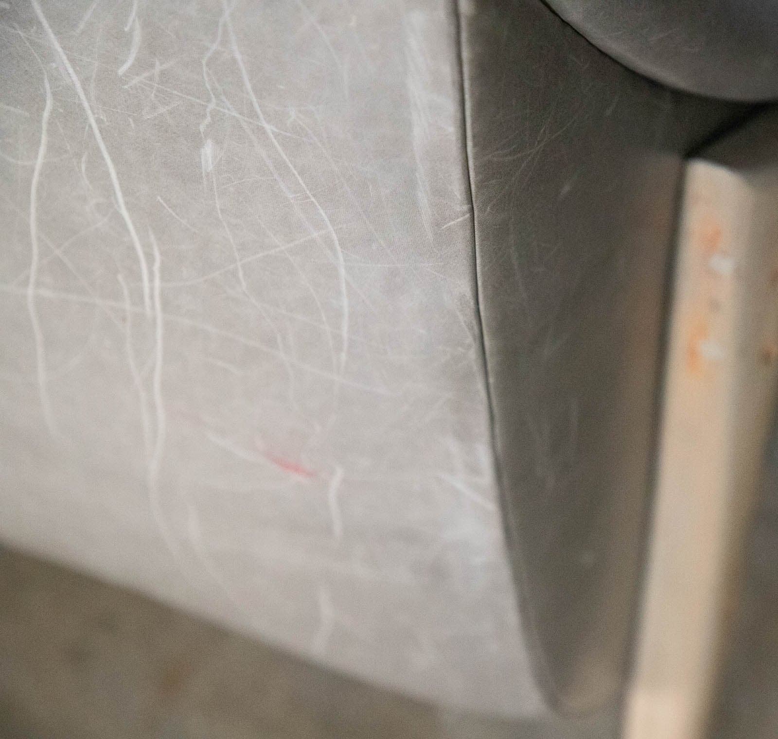 One Kings Lane Leather & Wood Armchair - Thumbnail 7