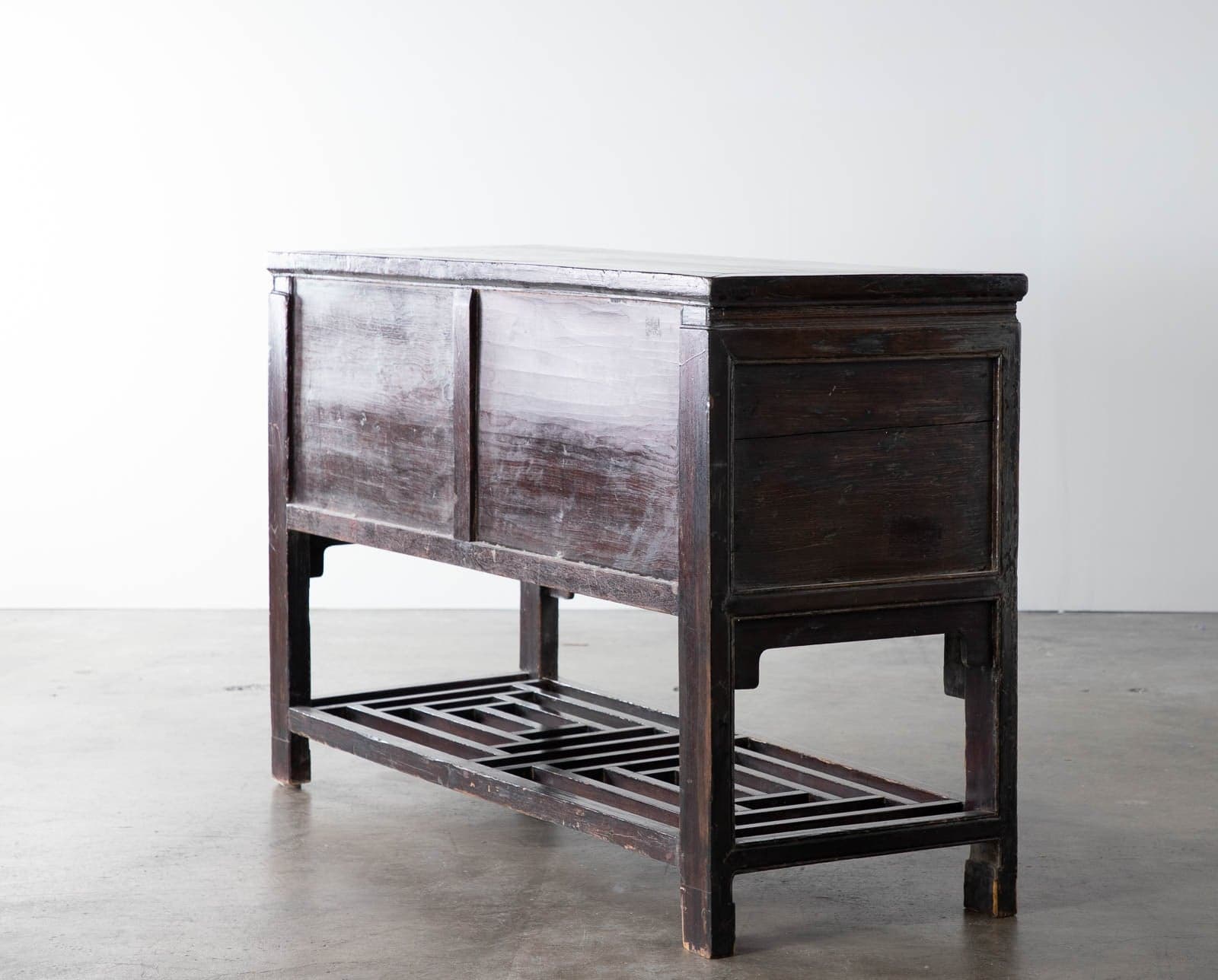 Wood Console Table with 3 Drawers - Thumbnail 5