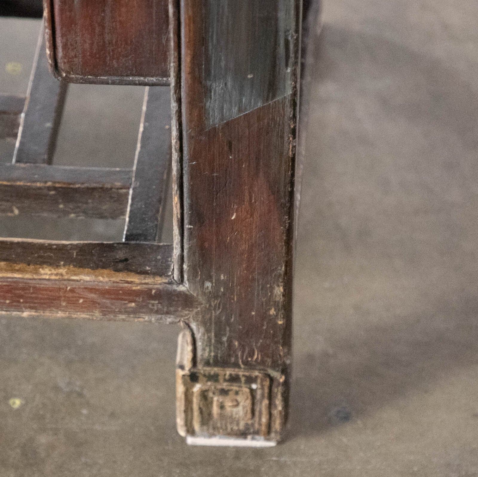 Wood Console Table with 3 Drawers - Thumbnail 10