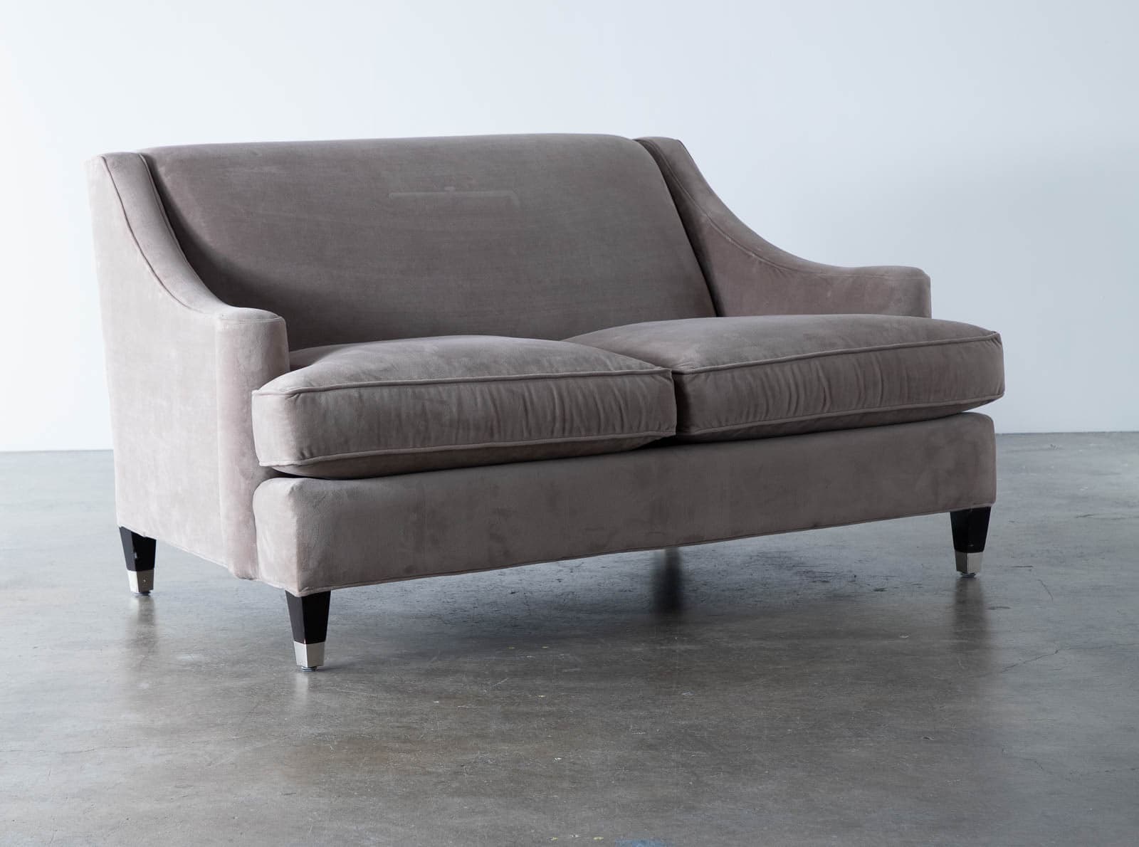 Microsuede Room & Board Love Seat - Thumbnail 3