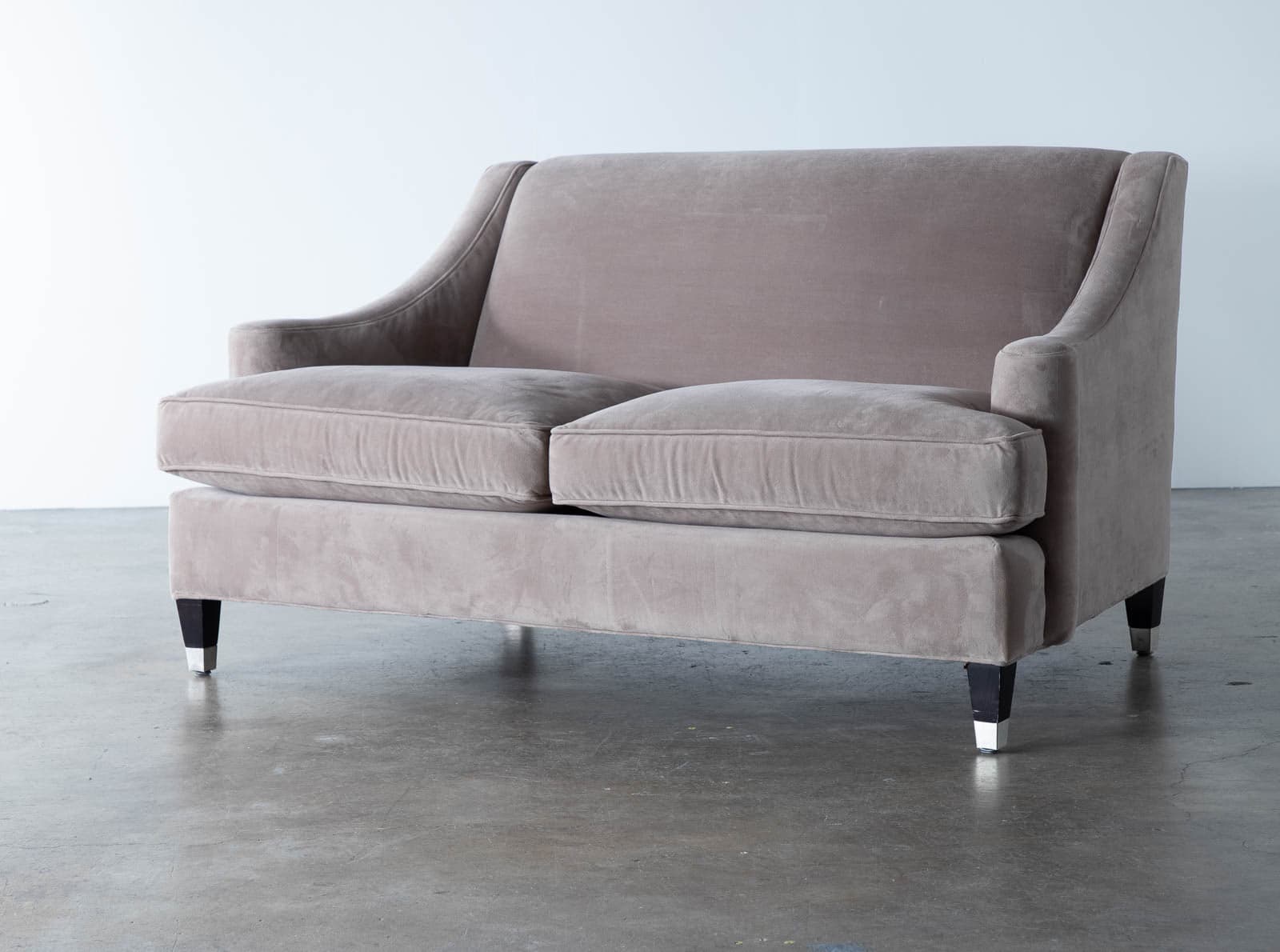 Microsuede Room & Board Love Seat