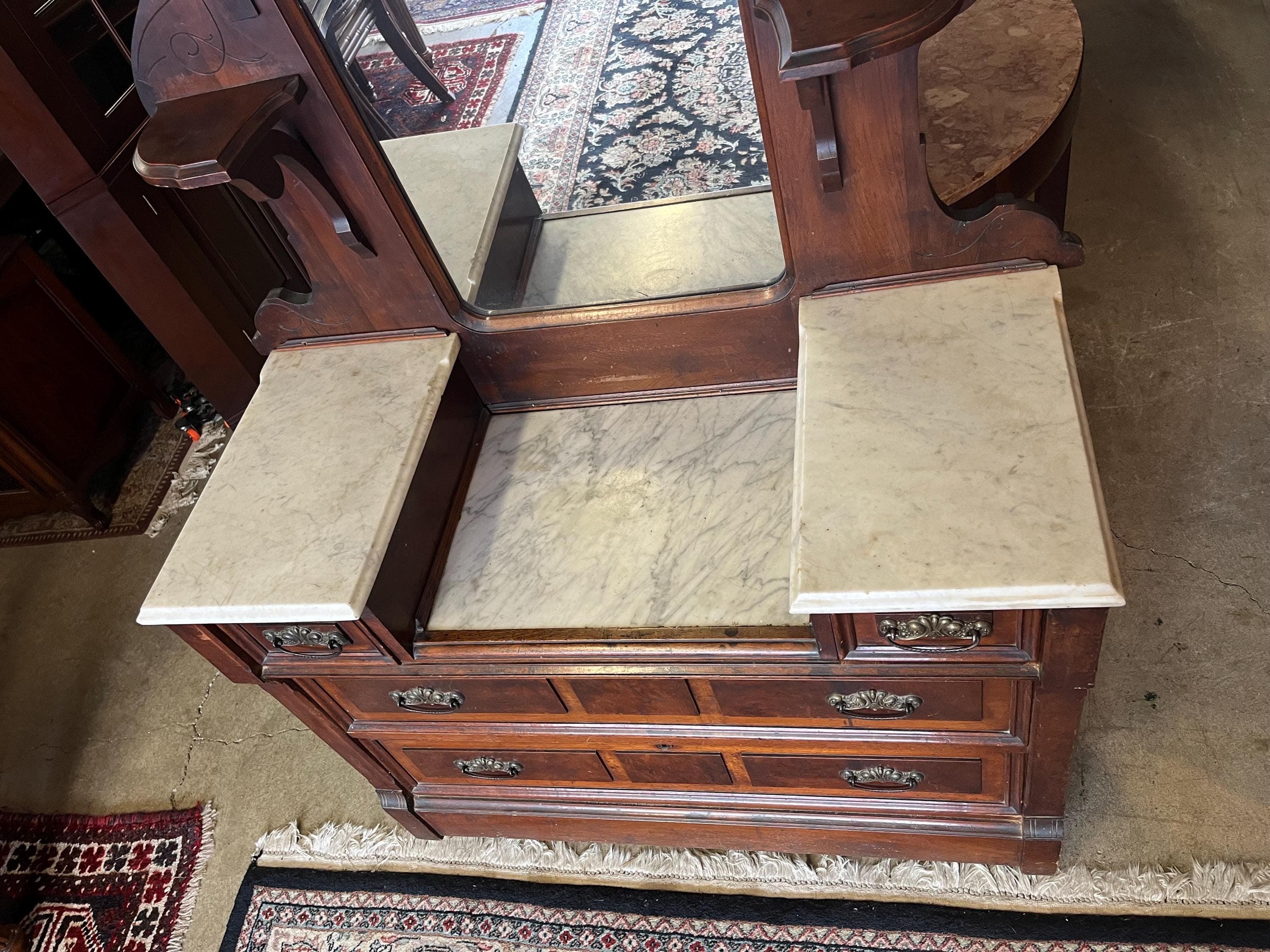 Late 19th Century Victorian Style Dresser - Thumbnail 7