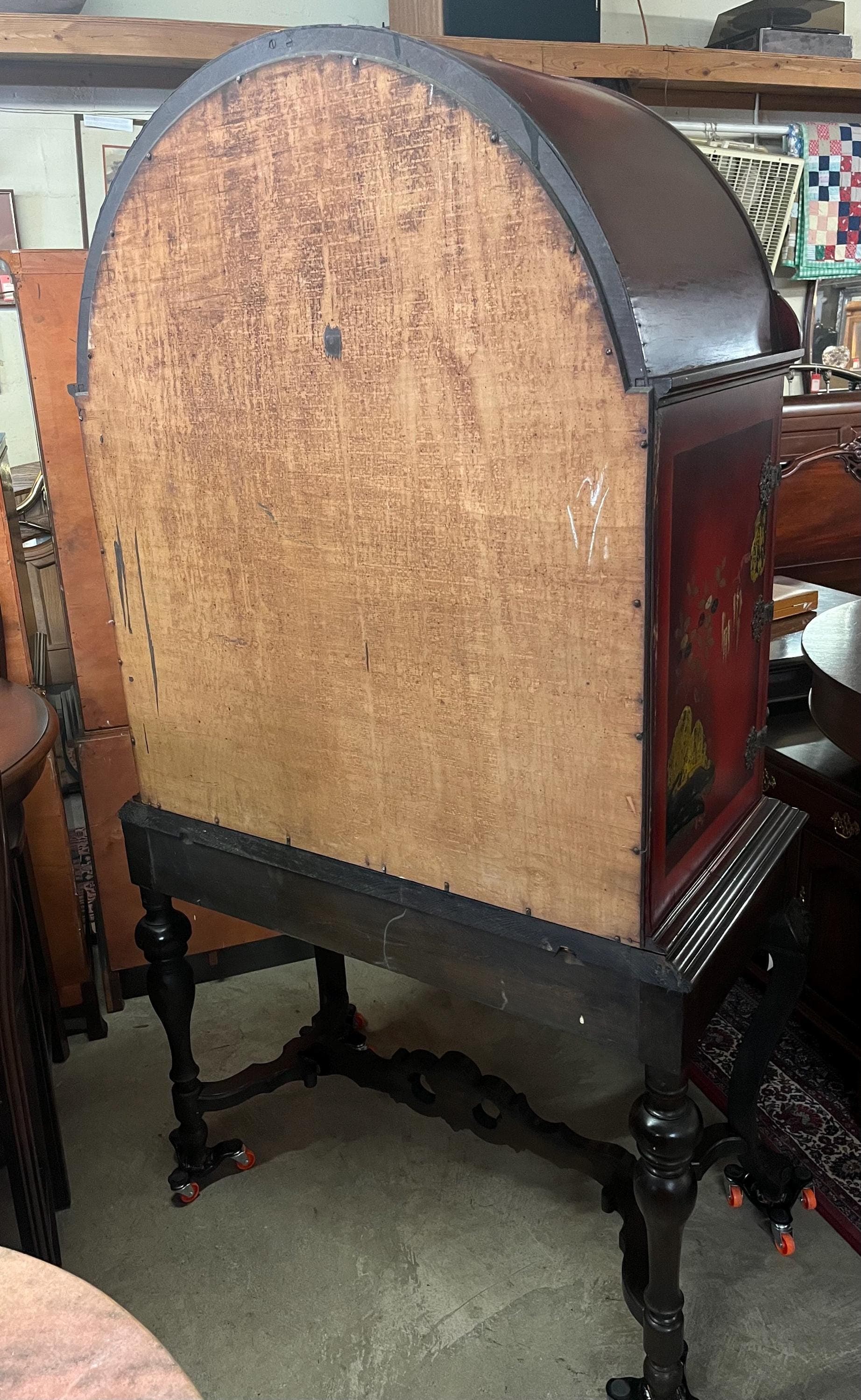 Jacobean Chinoiserie Style Cabinet - Thumbnail 10