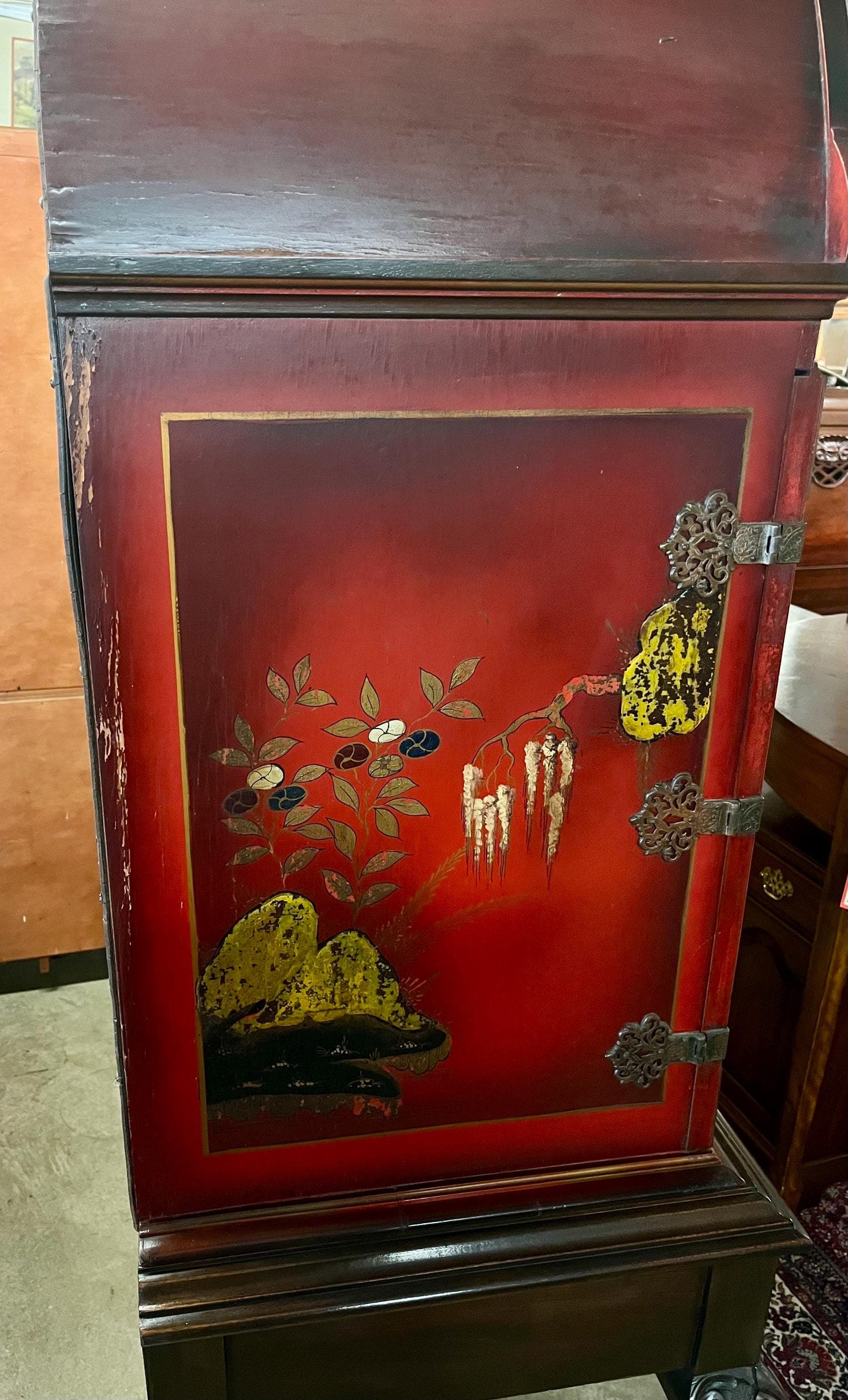 Jacobean Chinoiserie Style Cabinet - Thumbnail 9