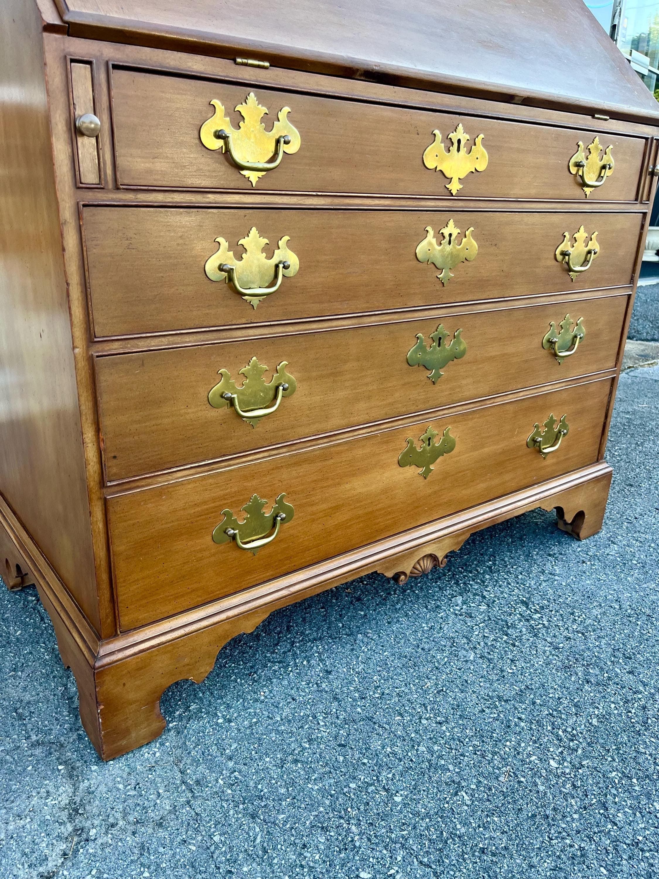 Kittinger Colonial Williamsburg Secretary Bookcase - Thumbnail 10