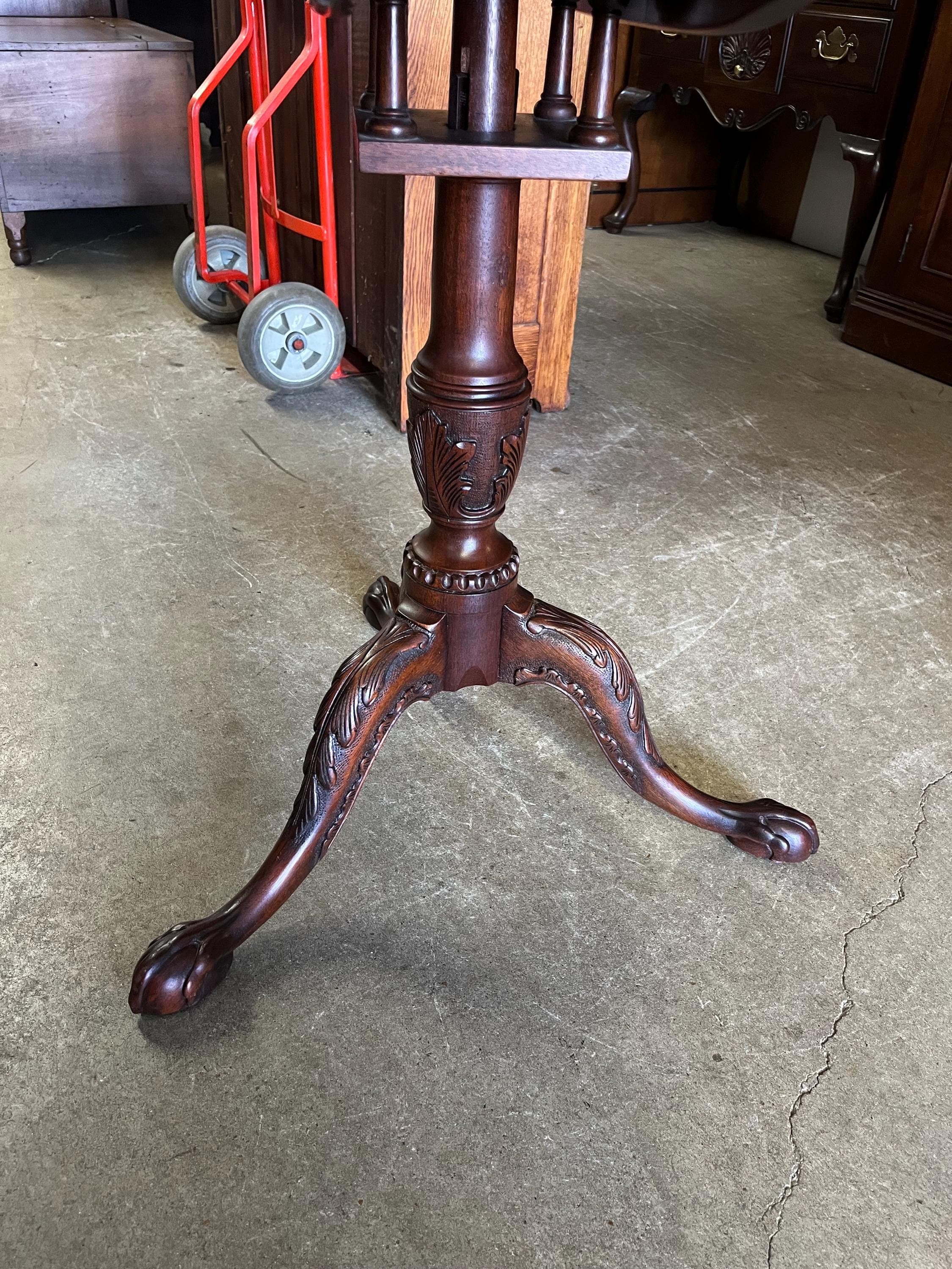 Henkel Harris Piecrust Tilt Top Table - Thumbnail 9