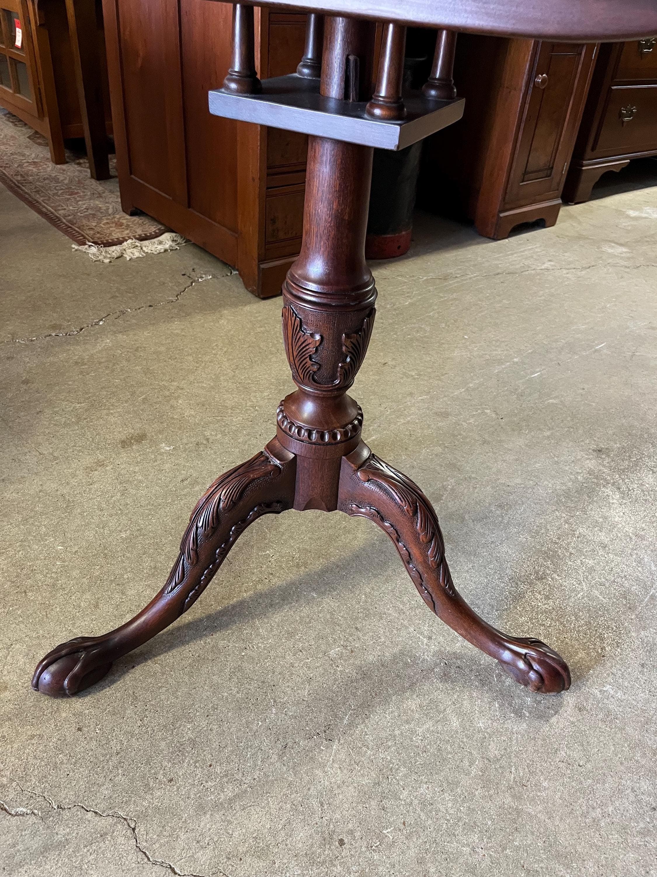 Henkel Harris Piecrust Tilt Top Table - Thumbnail 10