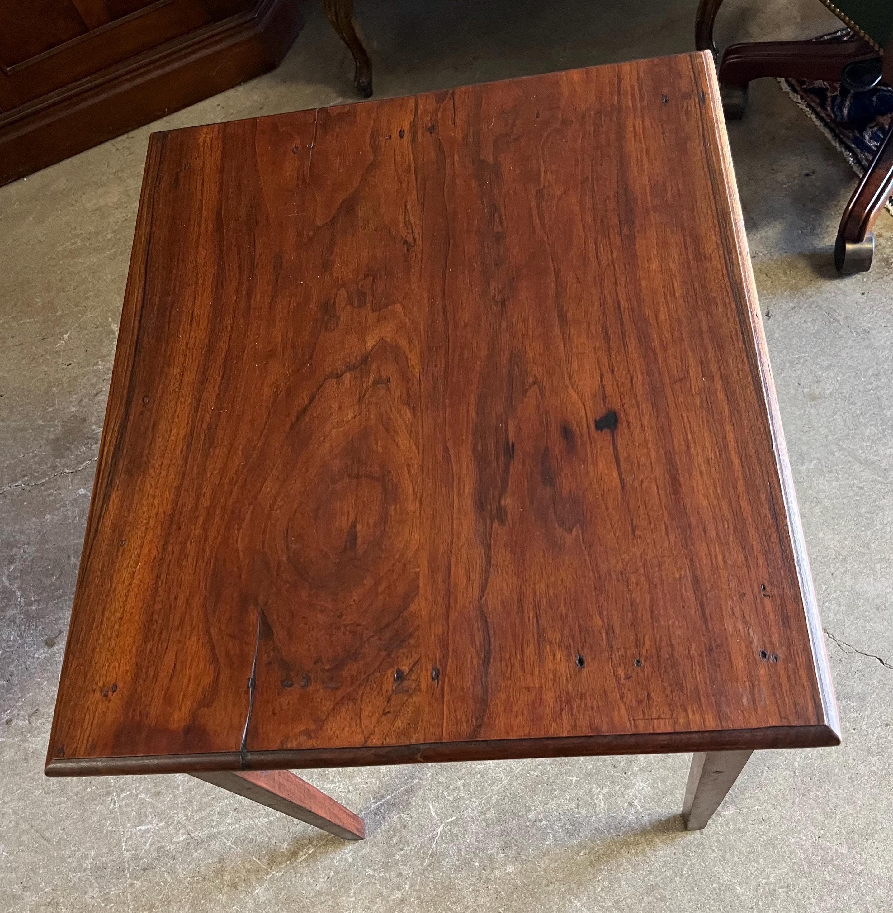 Primitive Antique Side Table or Work Table - Thumbnail 3