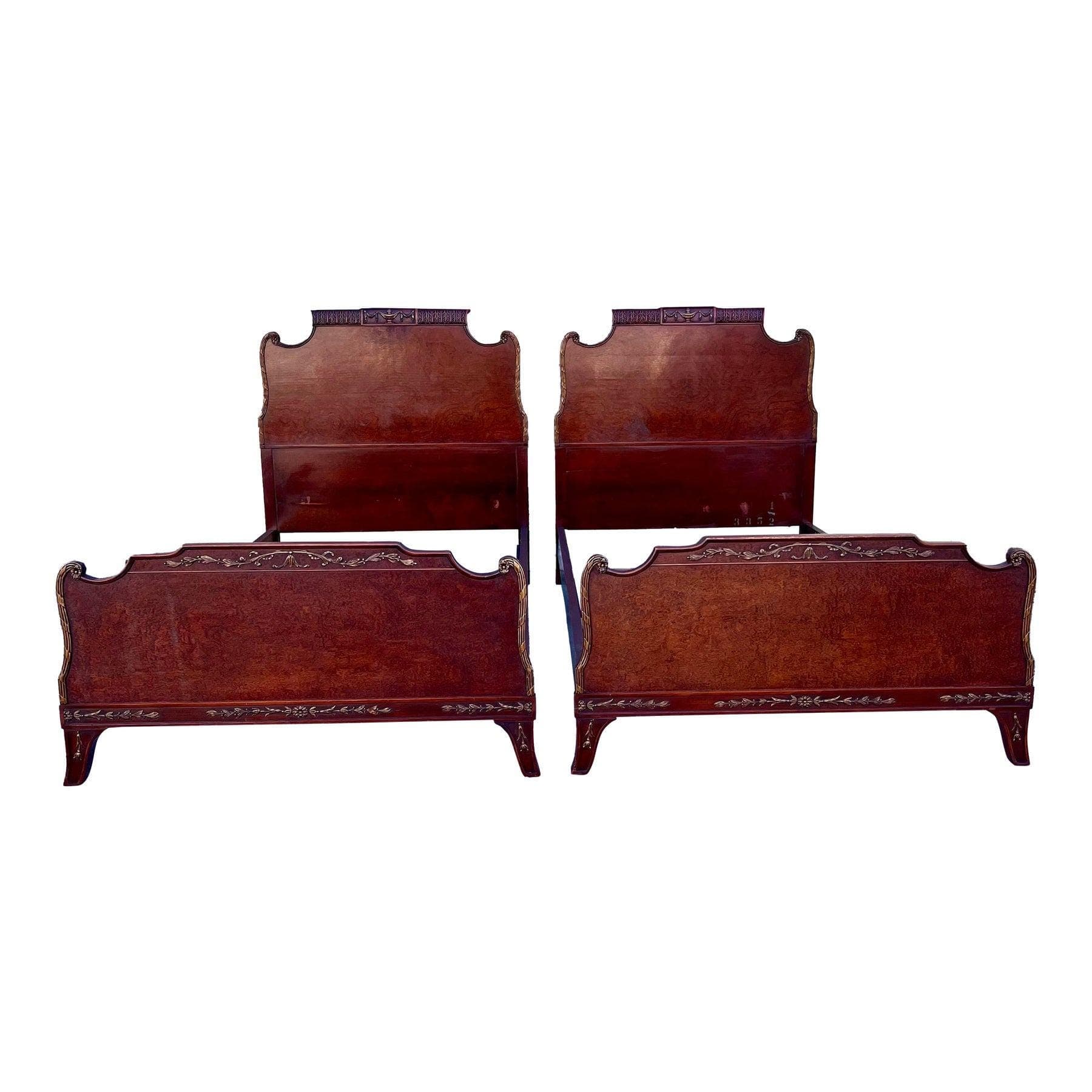 Pair of Romweber Twin Beds