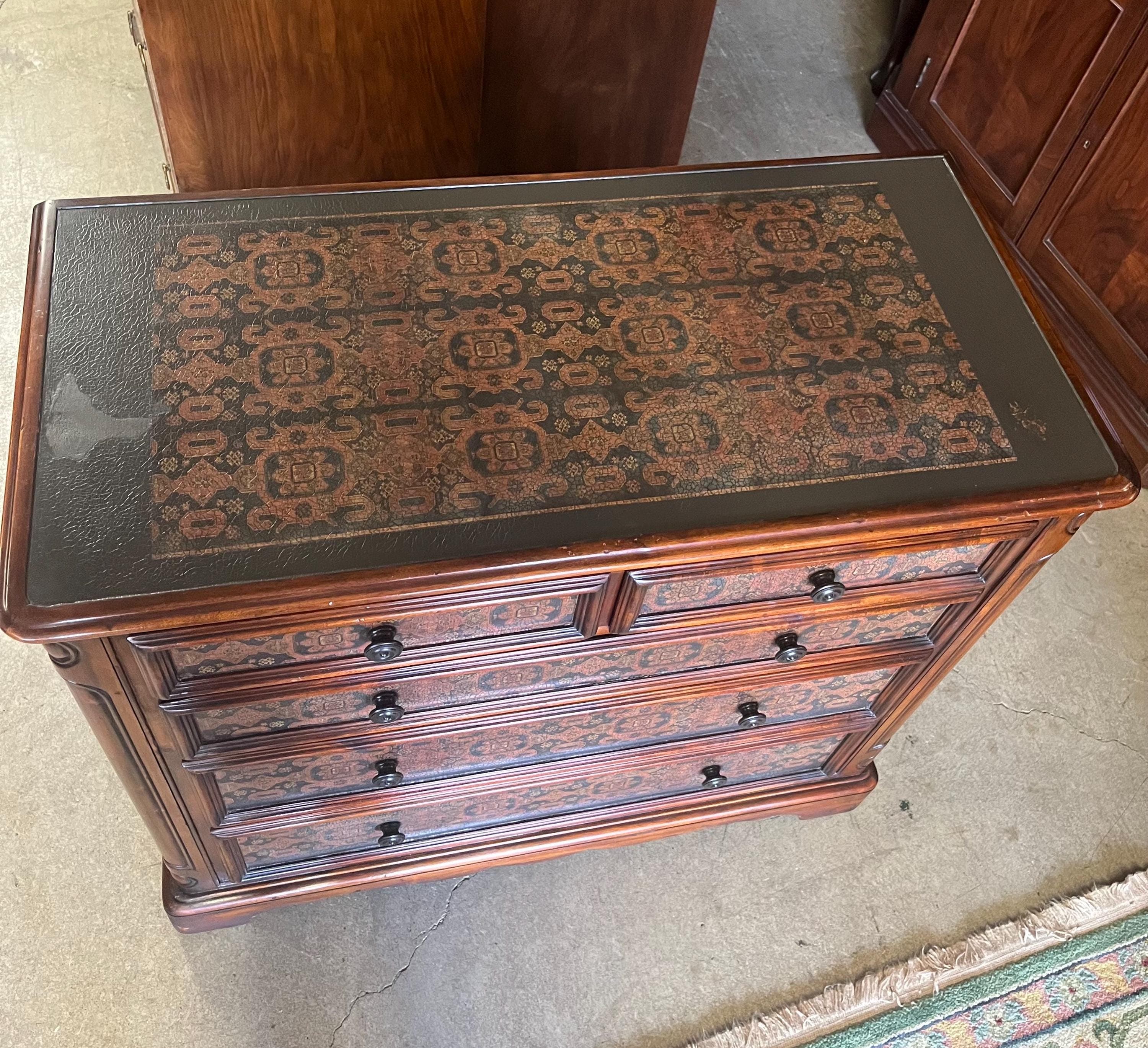 Highly Decorated Theodore Alexander Chest - Thumbnail 7