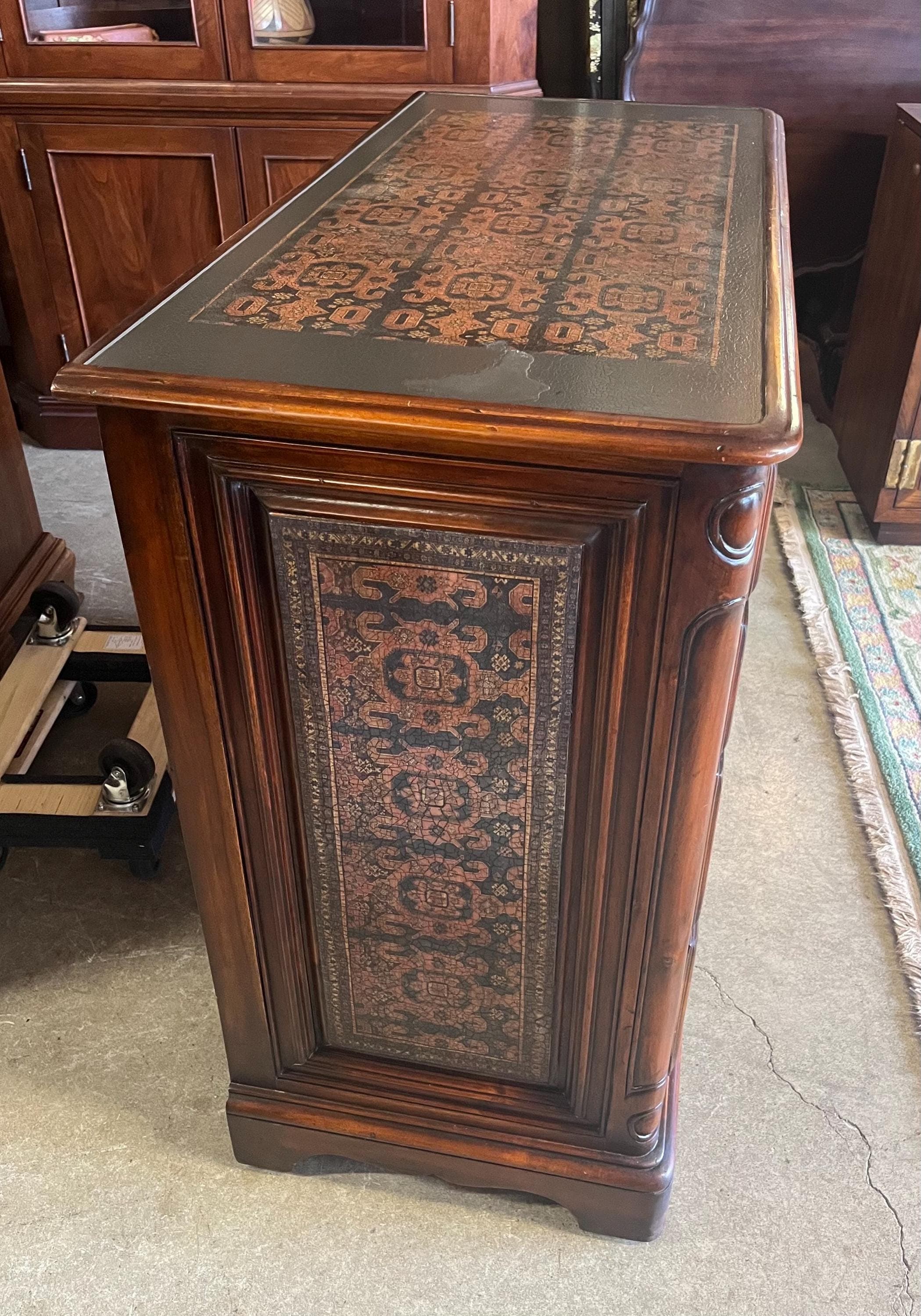 Highly Decorated Theodore Alexander Chest - Thumbnail 9