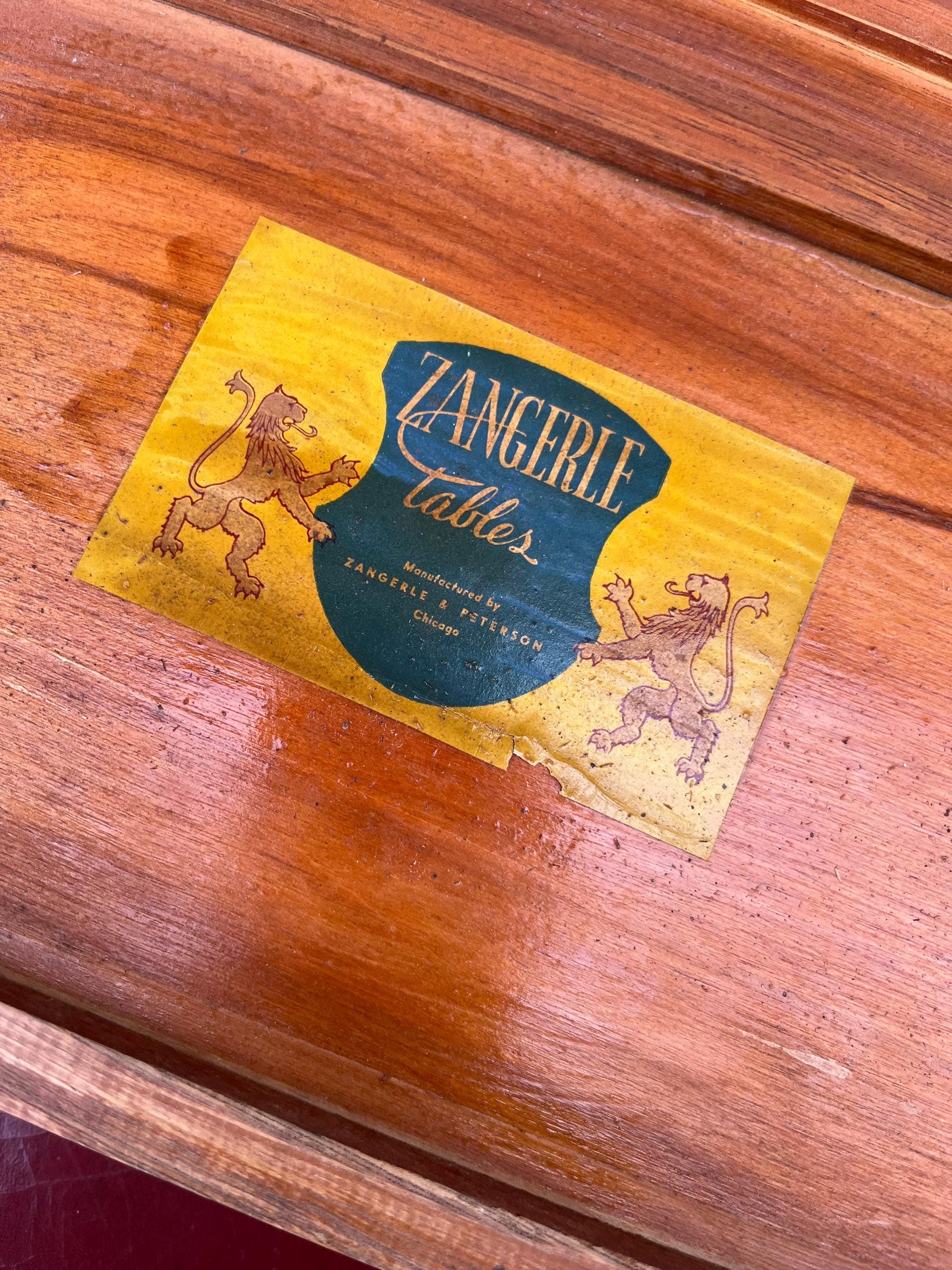 Pair of Leather-Top End Tables by Zangerle - Thumbnail 16